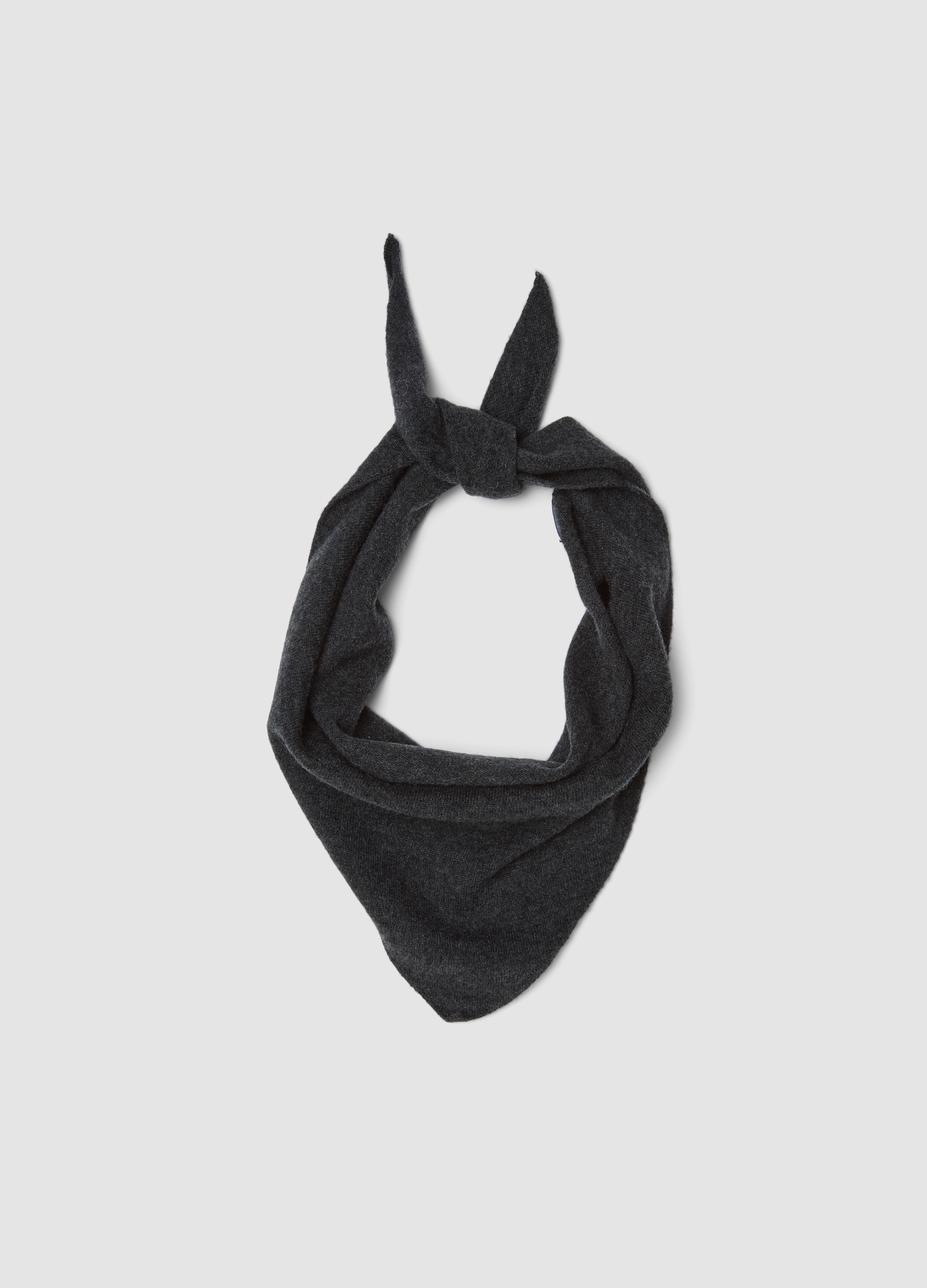 LES COPAINS, Sciarpa Grigia In Pura Lana, Donna, Grigio, Taglia: ONE SIZE