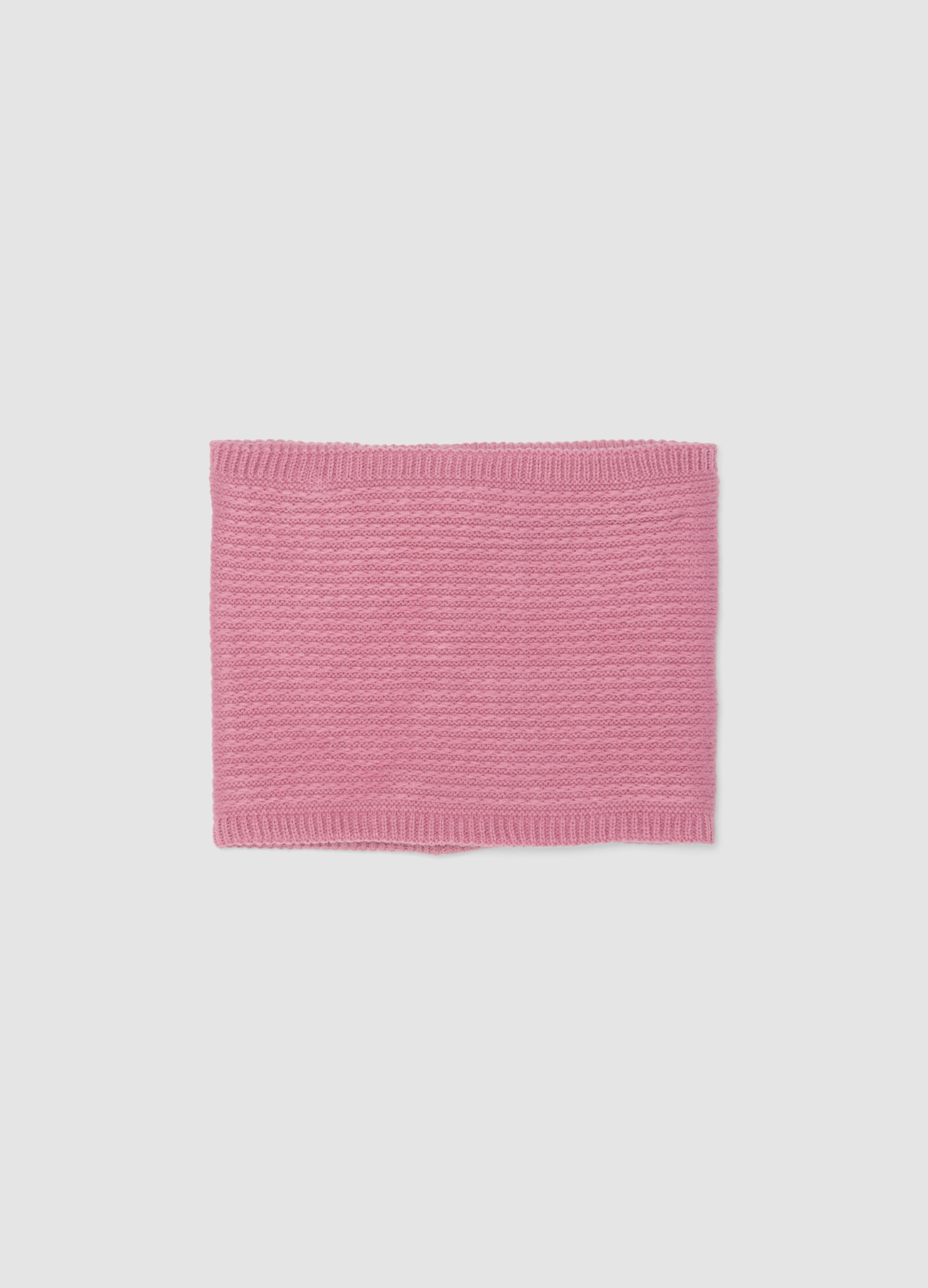OVS KIDS, Sciarpa Rosa In Maglia A Collo Ad Anello, Bambina, Rosa, Taglia: ONE SIZE
