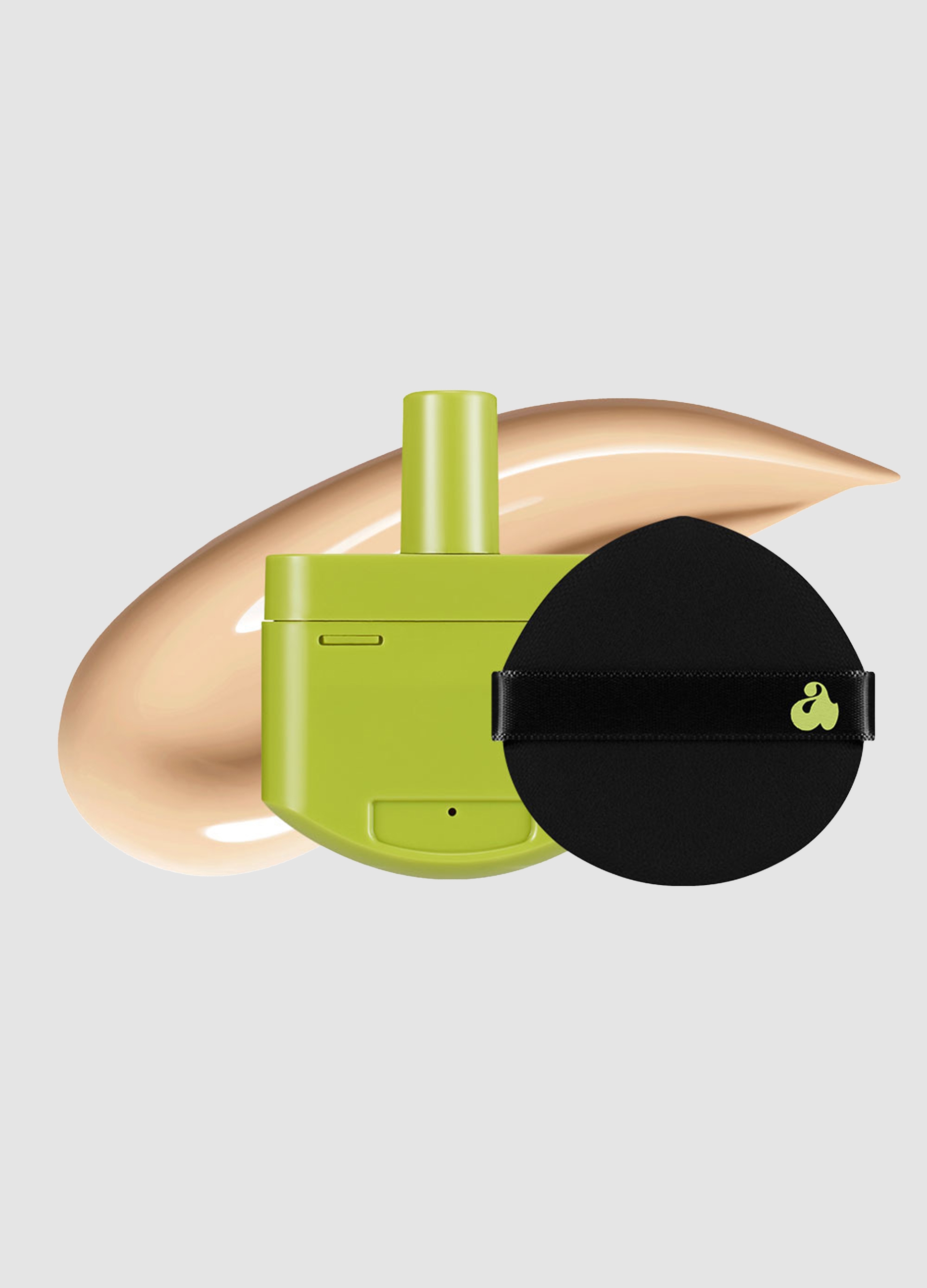 UNLEASHIA, Satin Wear Healthy-green Cushion Re-feel 20n Apricot - Make-up Coreano, Donna, Multicolor, Taglia: FASUL