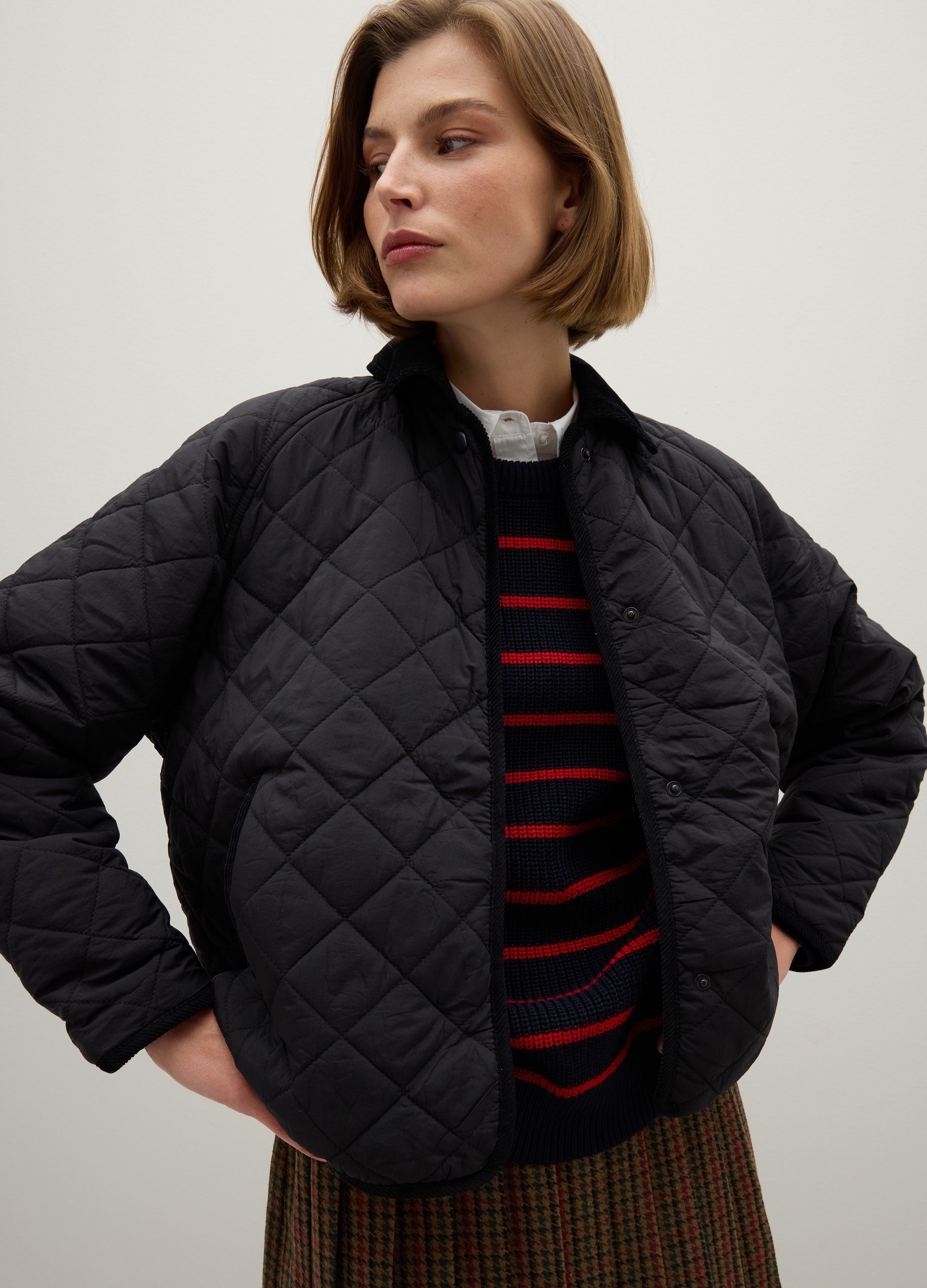 OVS, Chaqueta Acolchada Negra Regular Fit, Mujer, Gunmetal, Talla: XS