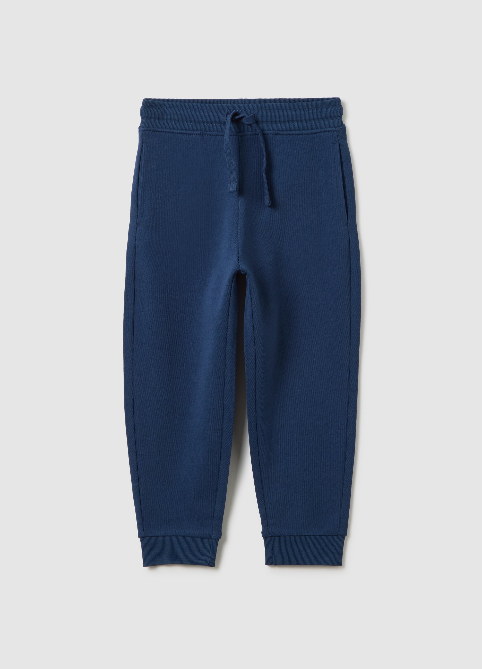 OVS, Pantaloni Per Bambini In Puro Cotone Blu Regular Fit, Junge, Blu Bluette, Größe: 3-4