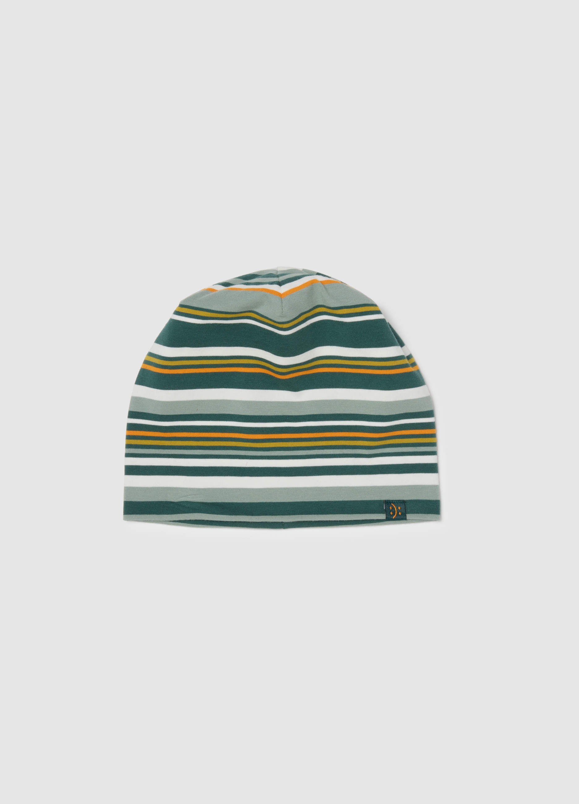 OVS KIDS, Gorro De Algodón Elástico A Rayas Multicolor Para Niño, Niño, Green/White, Talla: 54