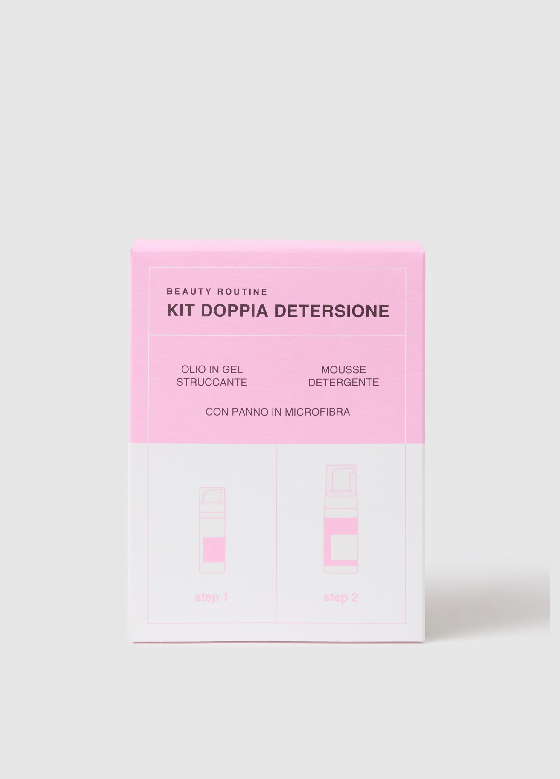 BEAUTY ROUTINE, Kit Doppia Detersione Beauty Routine, Donna, Rosa, Taglia: FASUL