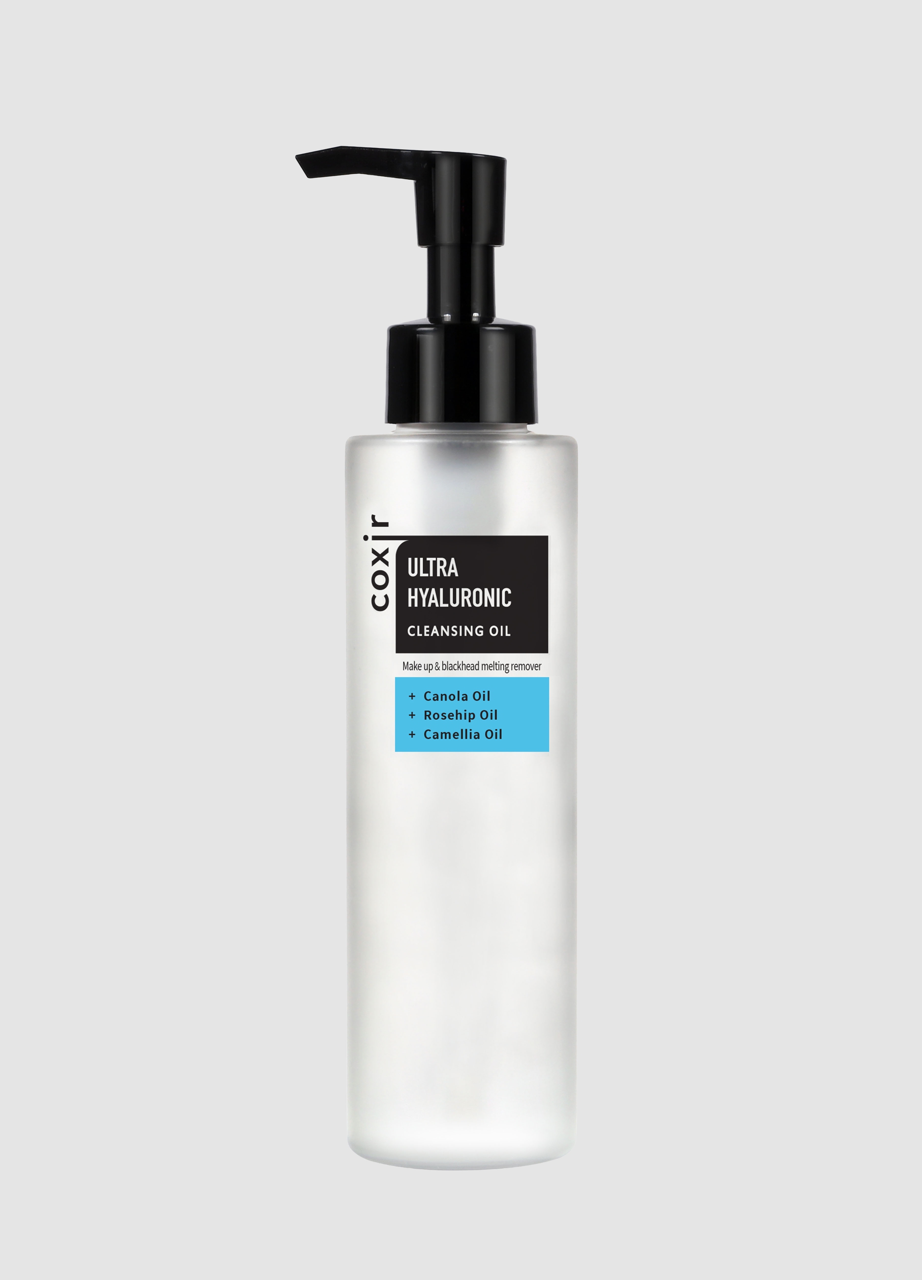 COXIR, Olio Detergente Formulato Con Acido Ialuronico, Estratti Vegetali E Aloe Vera Per Detergere E Rimuovere Make-up E Impurità Idratando Profondamente La Pelle - Skincare Coreana, Donna, Trasparente, Taglia: FASUL