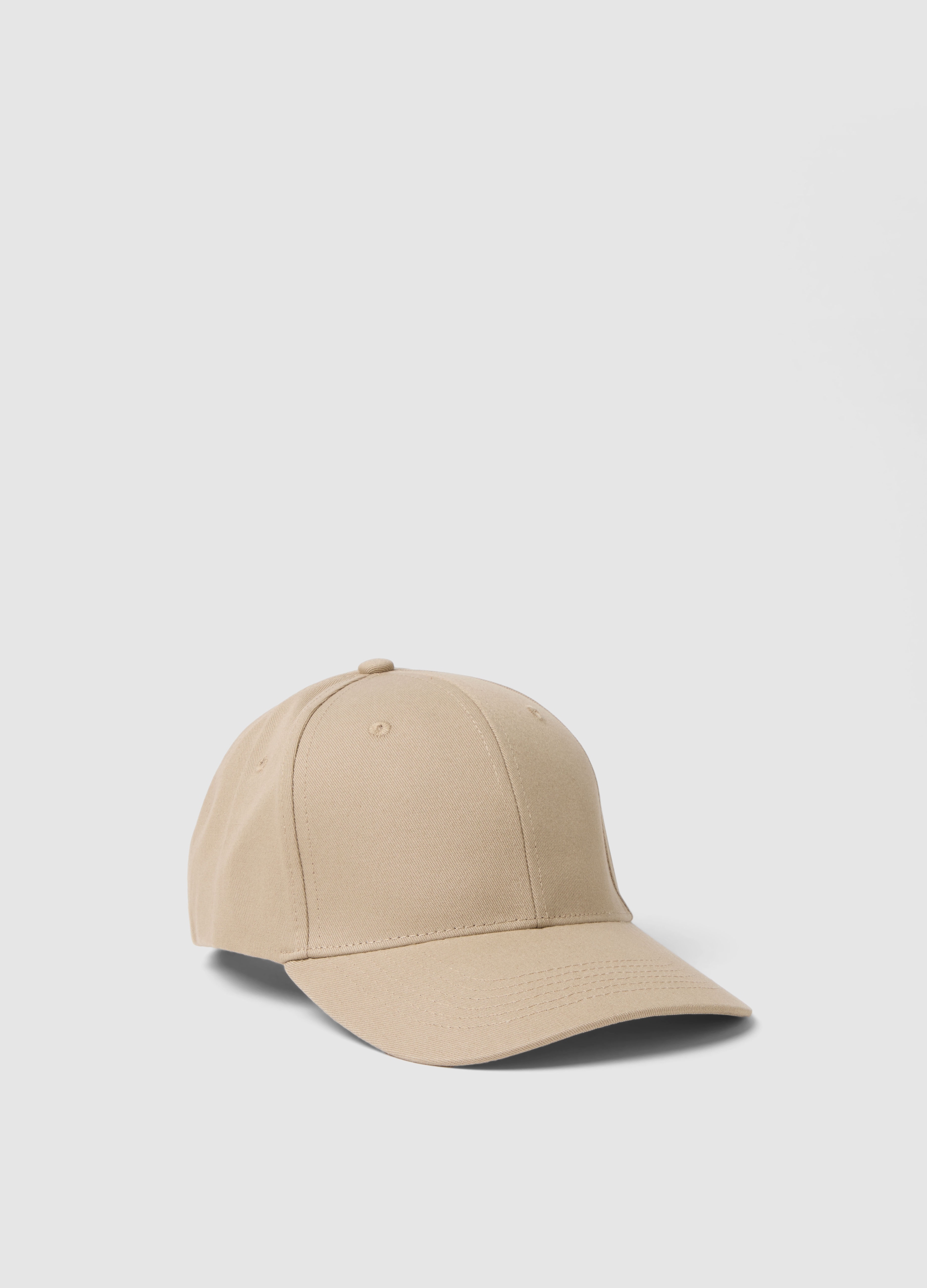 Gorra De Béisbol Beige De Algodón Puro Con Cierre Ajustable, Hombre, Beige Jaspeado, Talla: FASUL