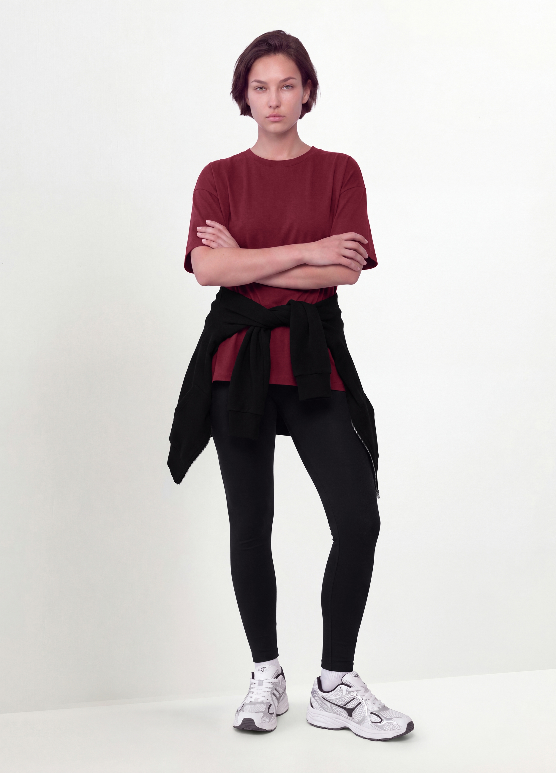 MYA, T-shirt Girocollo Rossa In Misto Cotone E Modal Elasticizzato Regular Fit, Donna, Rosso, Taglia: XL