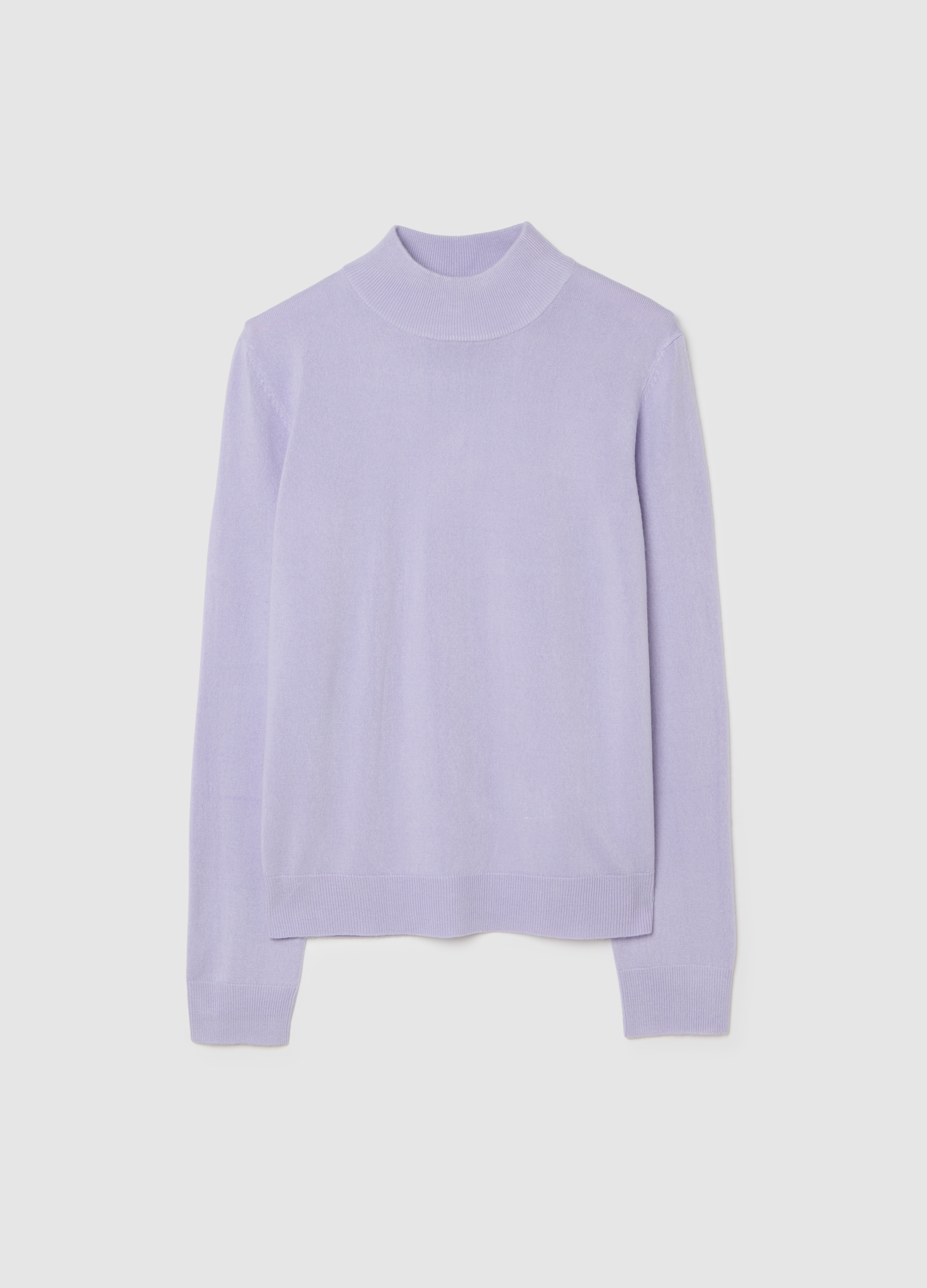 Maglione Viola In Misto Acrilico, Mujer, Morado, Talla: 42