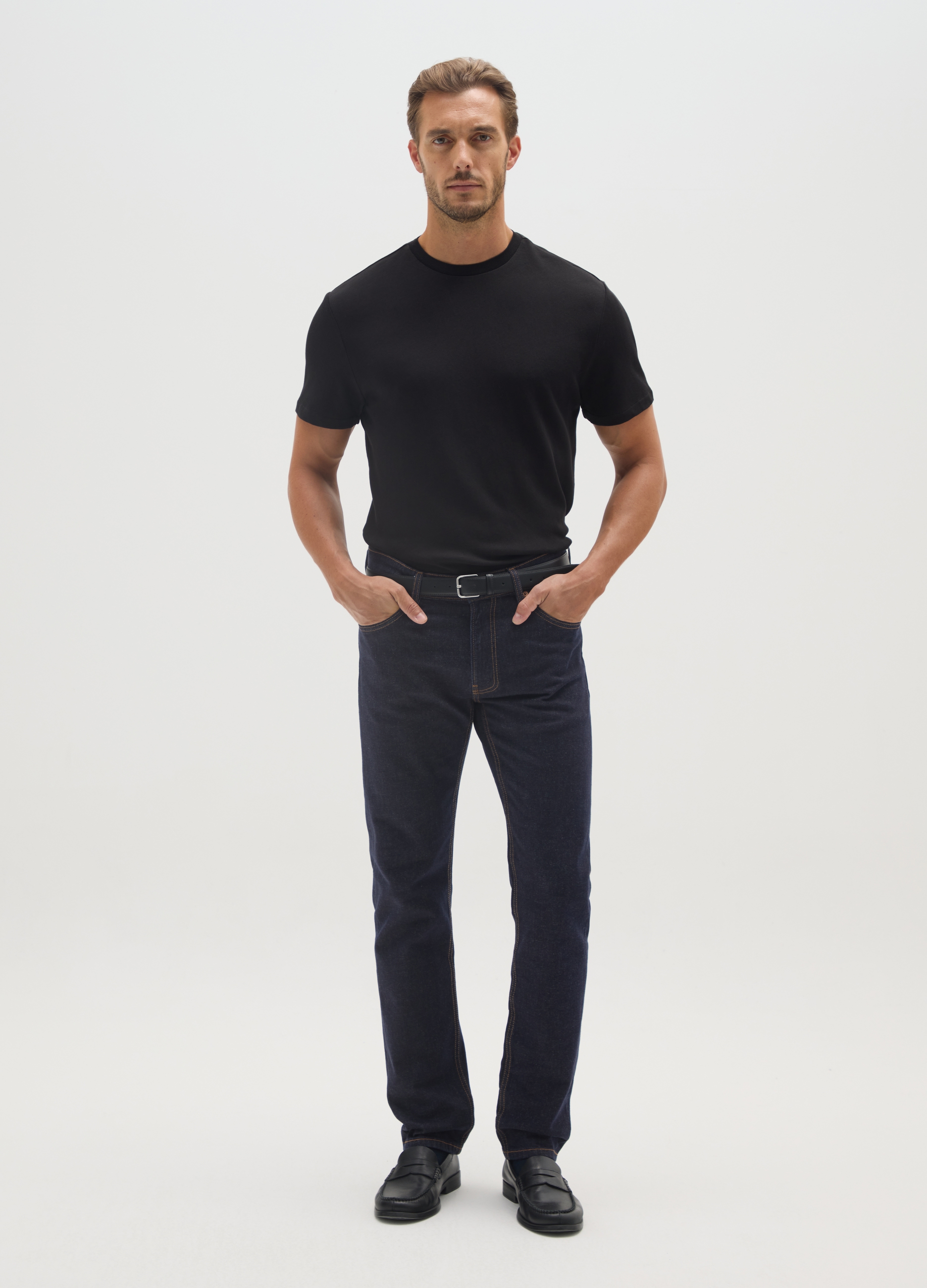 OVS, T-shirt In Puro Cotone Nero Regular Fit, Uomo, Nero, Taglia: S