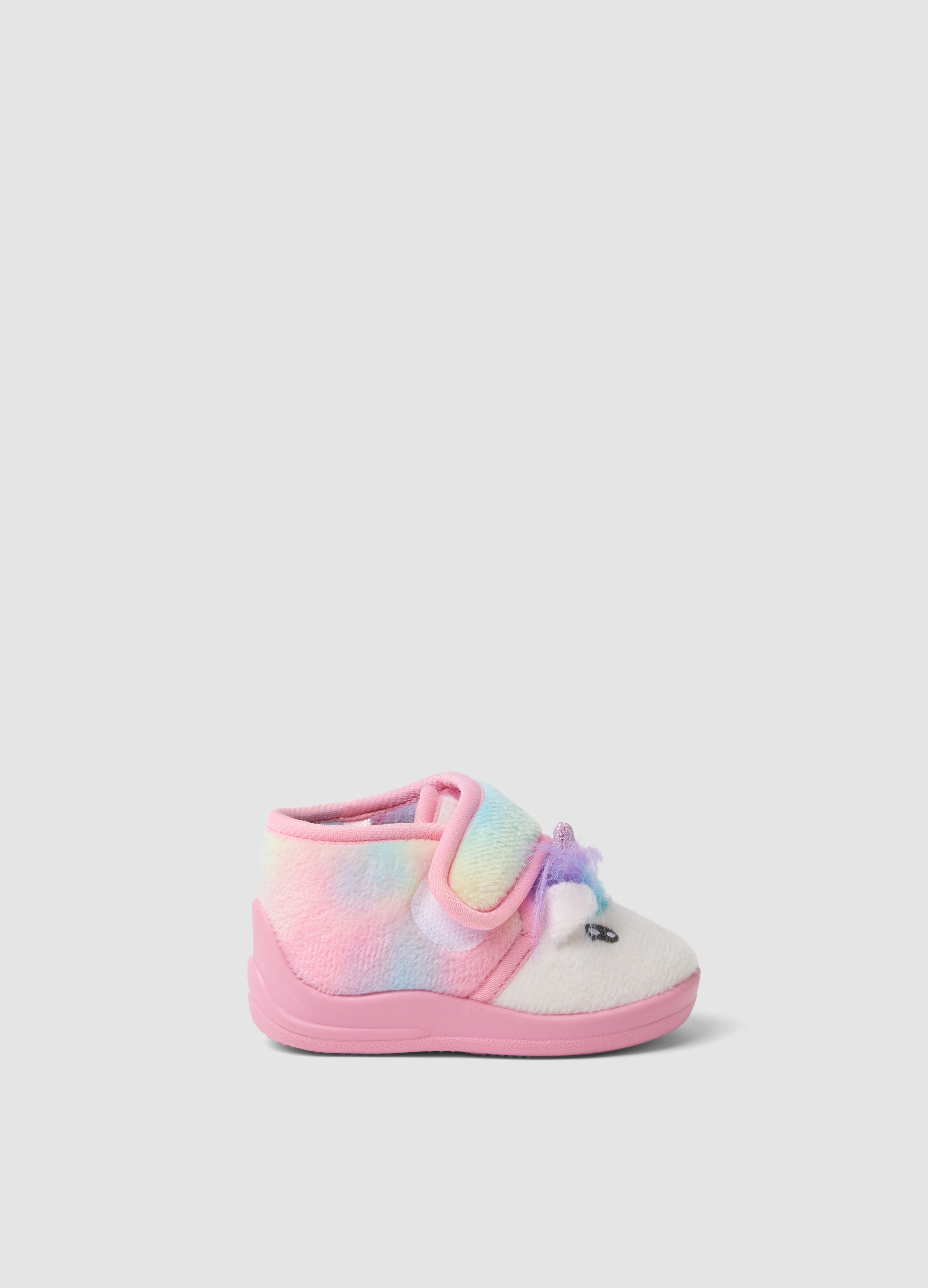 FAGOTTINO, Pantofole Rosa Con Motivo Unicorno, Bambina, Rosa, Taglia: 22