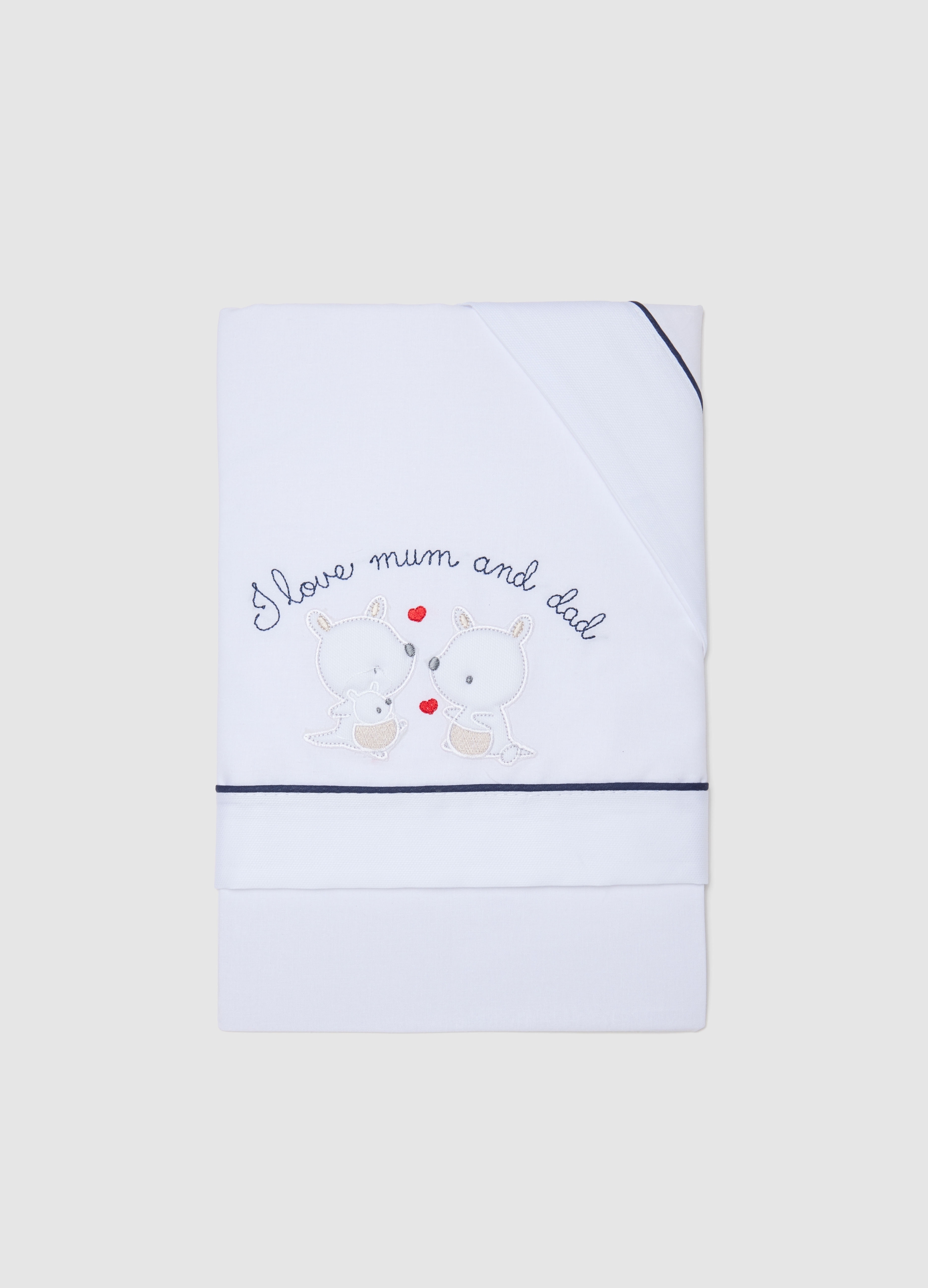 FAGOTTINO, Lenzuolino In Puro Cotone Bianco Per Neonati, Unisex, Blanco roto, Talla: FASUL