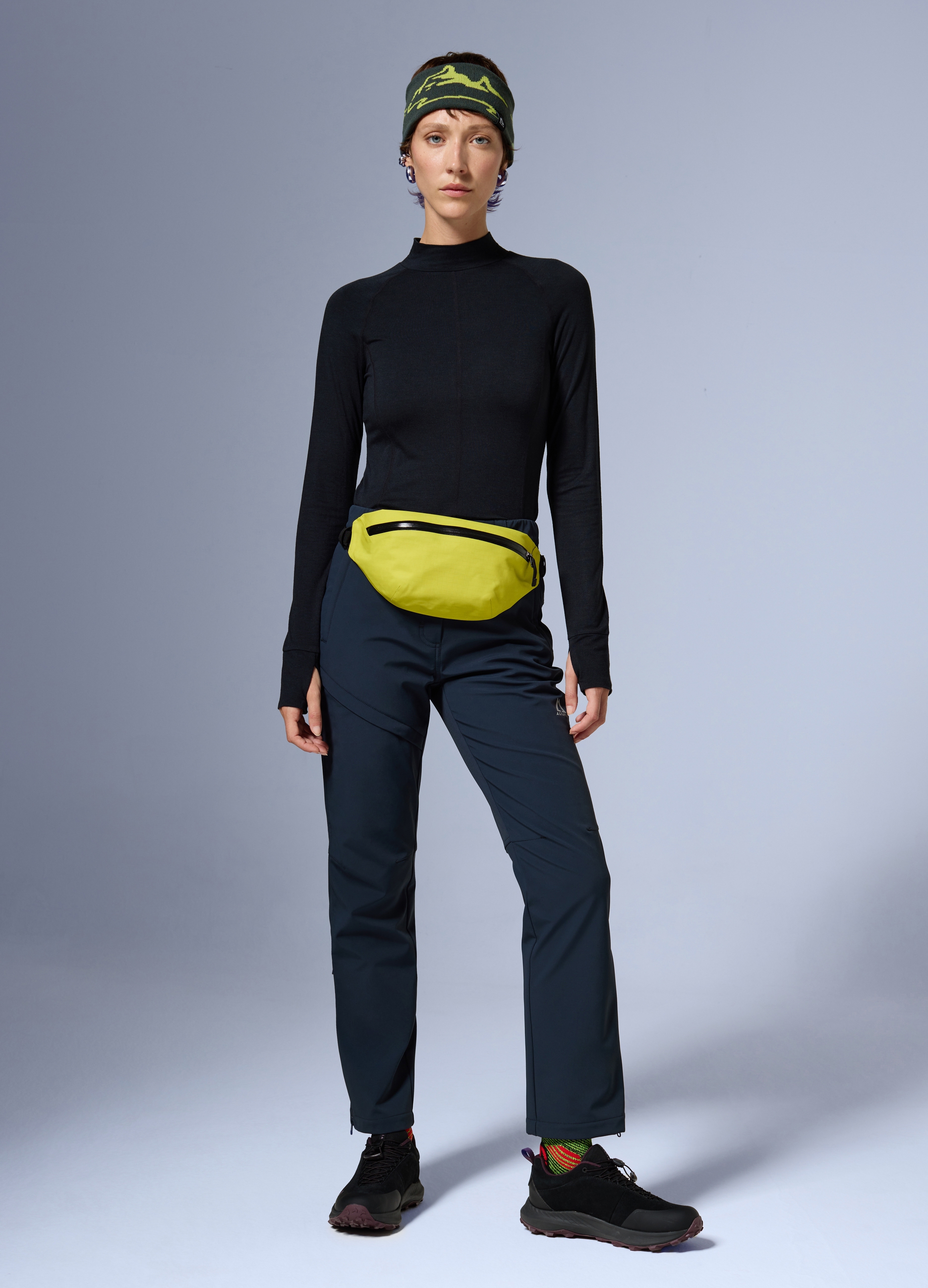 ALTAVIA, T-shirt Termica Con Cuciture Contouring Altavia With Deborah Compagnoni, Donna, Nero, Taglia: L