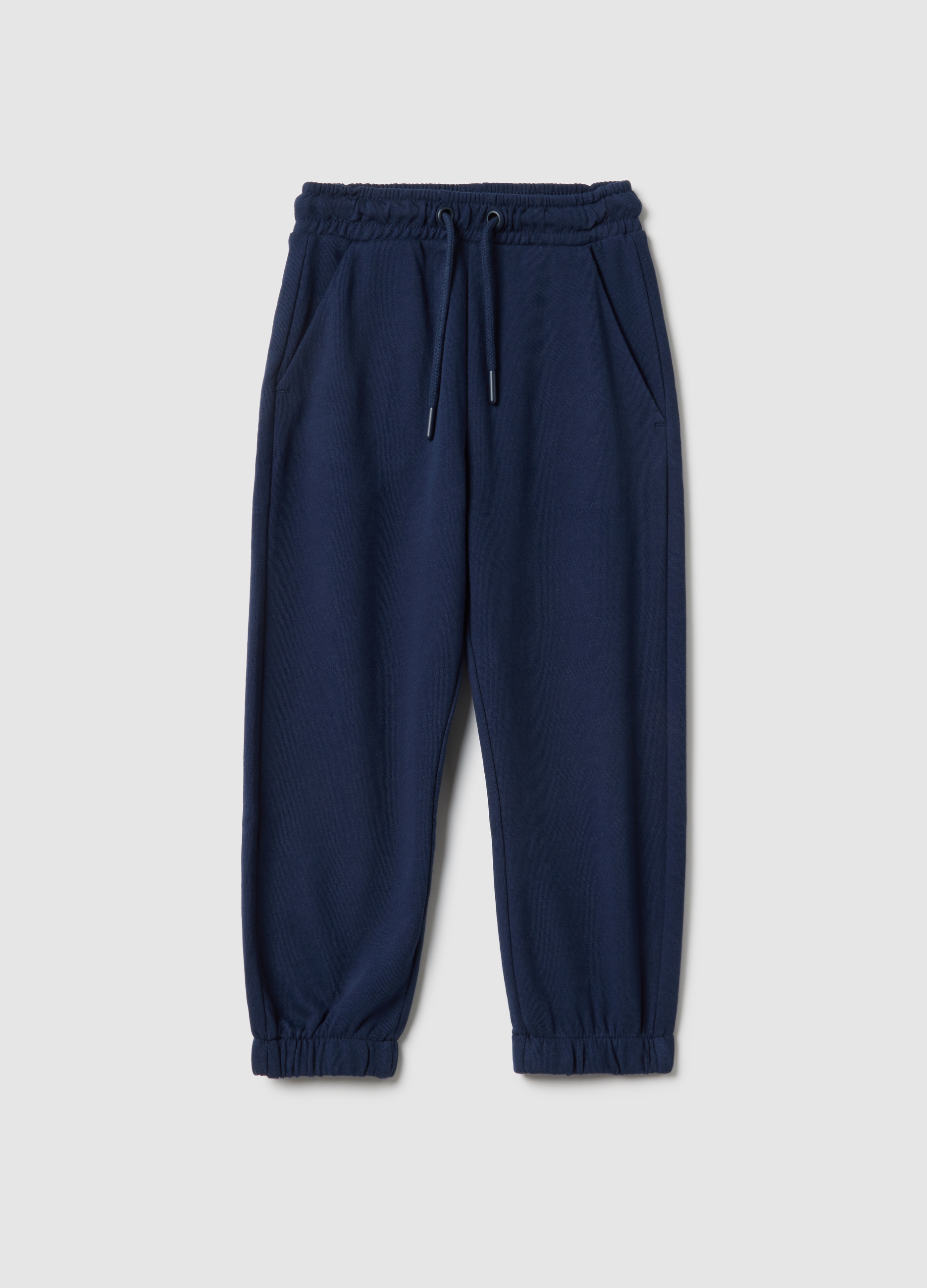 OVS KIDS, Pantaloni In Puro Cotone Blu Regular Fit Per Bambini, Niño, Azul oscuro, Talla: 4-5