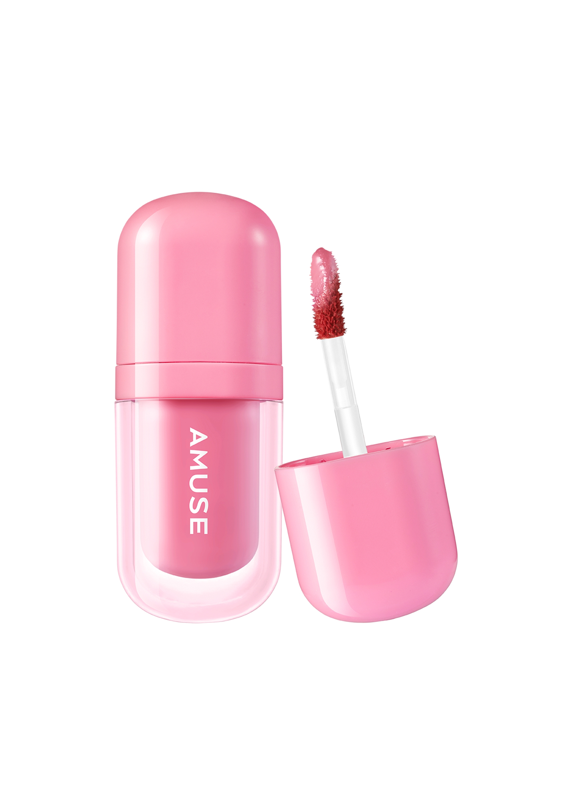 AMUSE, Colore + Volume + Idratazione, Innovativa Tinta Labbra Ad Effetto Volumizzante, Per Labbra Morbide E Super Juicy - Make-up Coreano, Donna, Viola, Taglia: FASUL