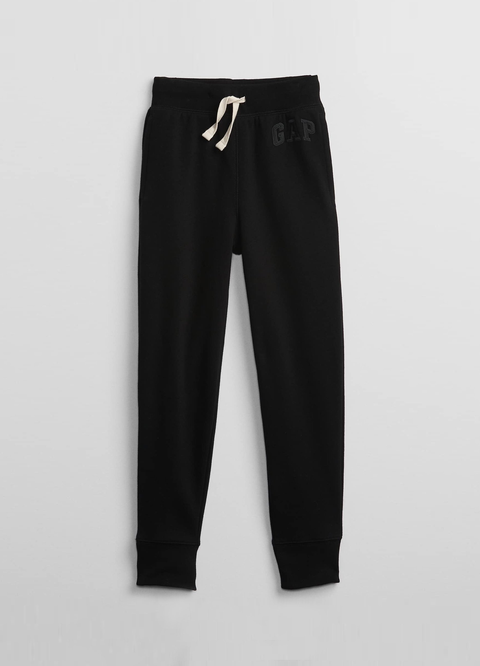 OVS, Joggers In Felpa Con Ricamo Logo, Unisex, Nero, Taglia: L/137-145
