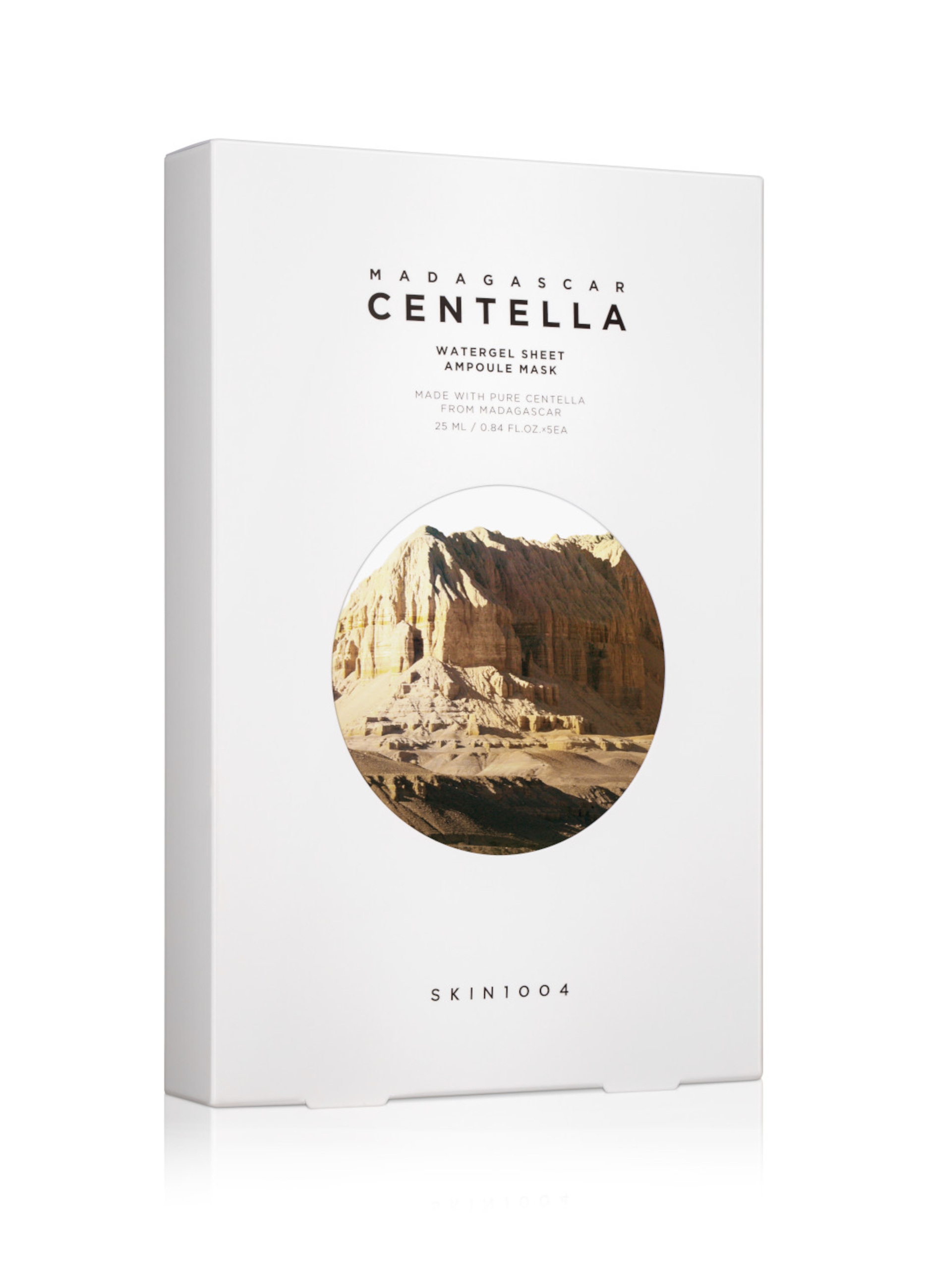 SKIN1004 , Madagascar Centella Watergel Sheet Ampoule Mask (5ea) - Skincare Coreana, Unisex, Bianco, Taglia: FASUL