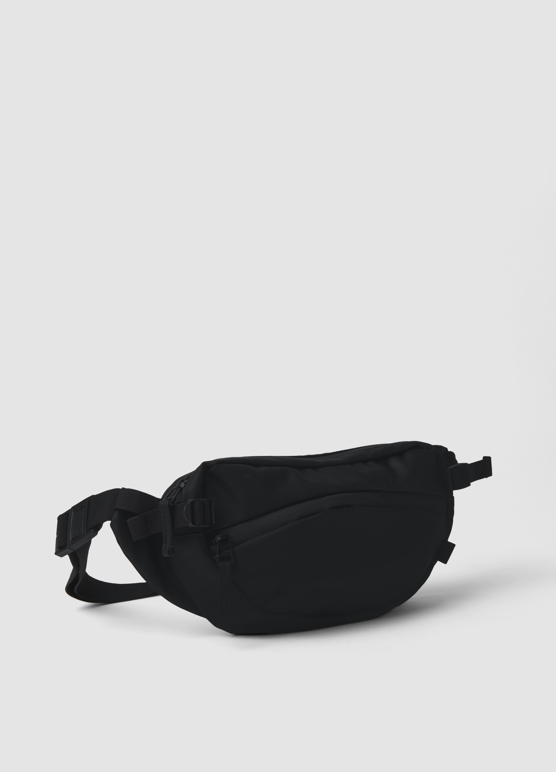 URBAN COMMUTER, Marsupio Nero Con Tasche Zip E Cintura Regolabile Idrorepellente, Uomo, Nero, Taglia: ONE SIZE