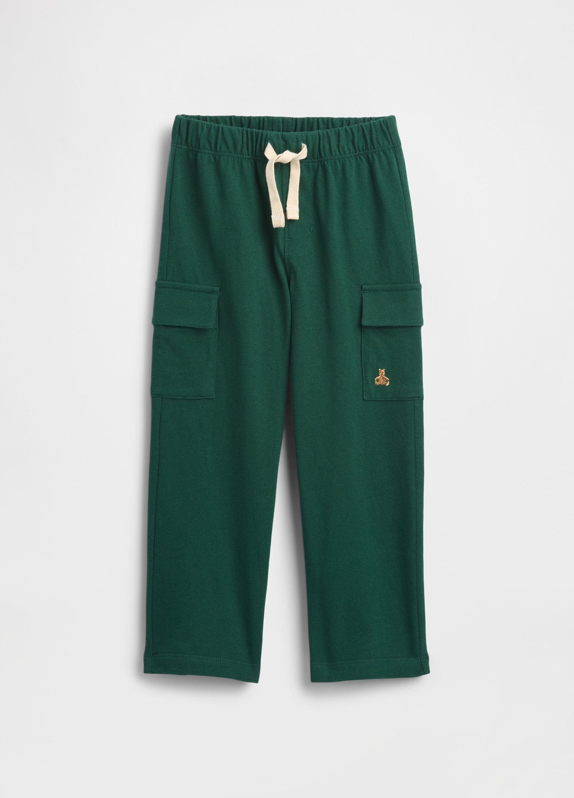 GAP KIDS, Pantaloni Cargo In Cotone, Bambino, Verde, Taglia: 5Y/107-114