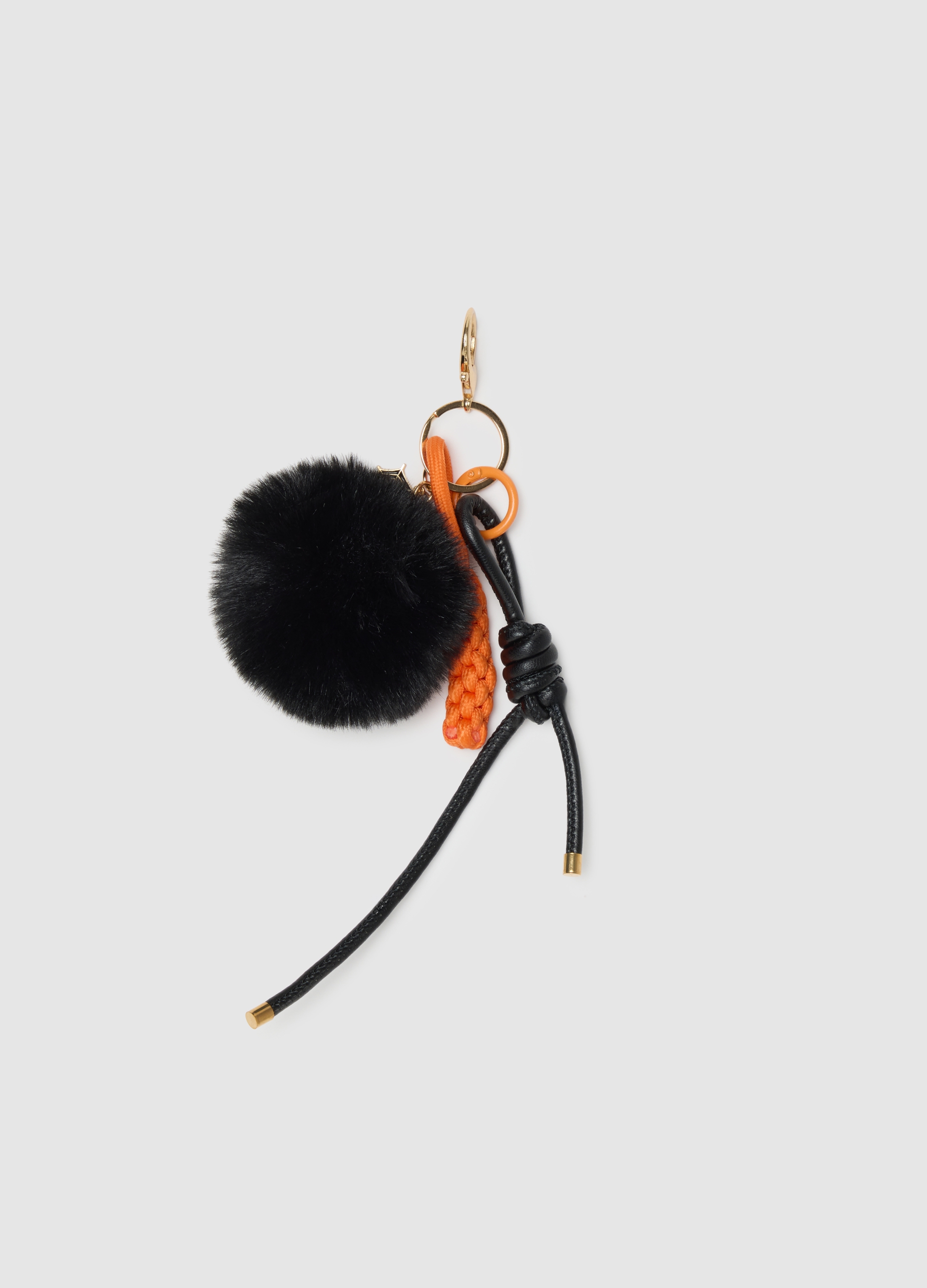 OVS, Portachiavi Multicolor Con Pompon, Donna, Multicolor, Taglia: ONE SIZE