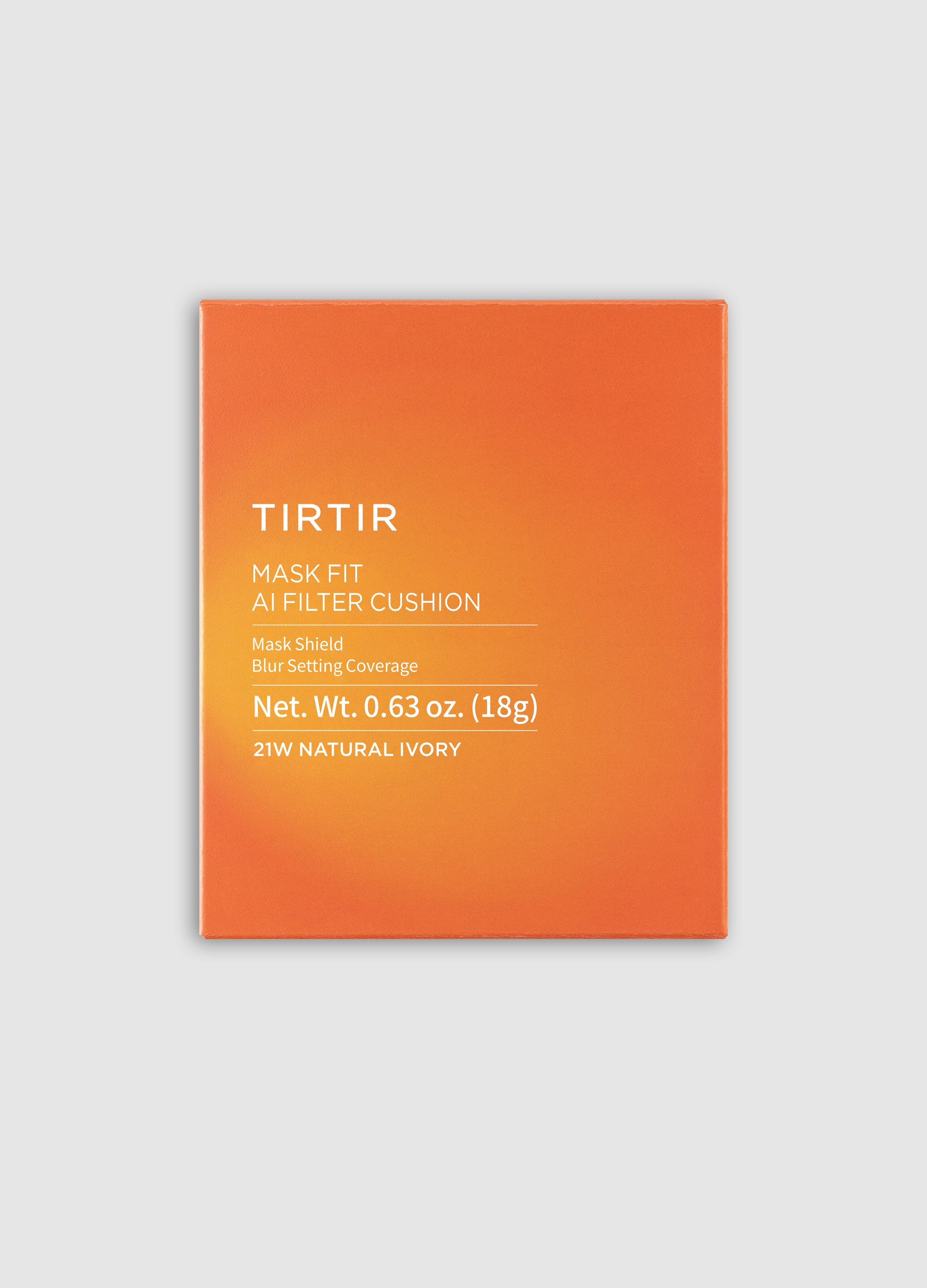 TIRTIR, Tirtir Mask Fit Ai Filter Cushion 21w Natural Ivory 18g - Make-up Coreano, Donna, Bianco, Taglia: FASUL