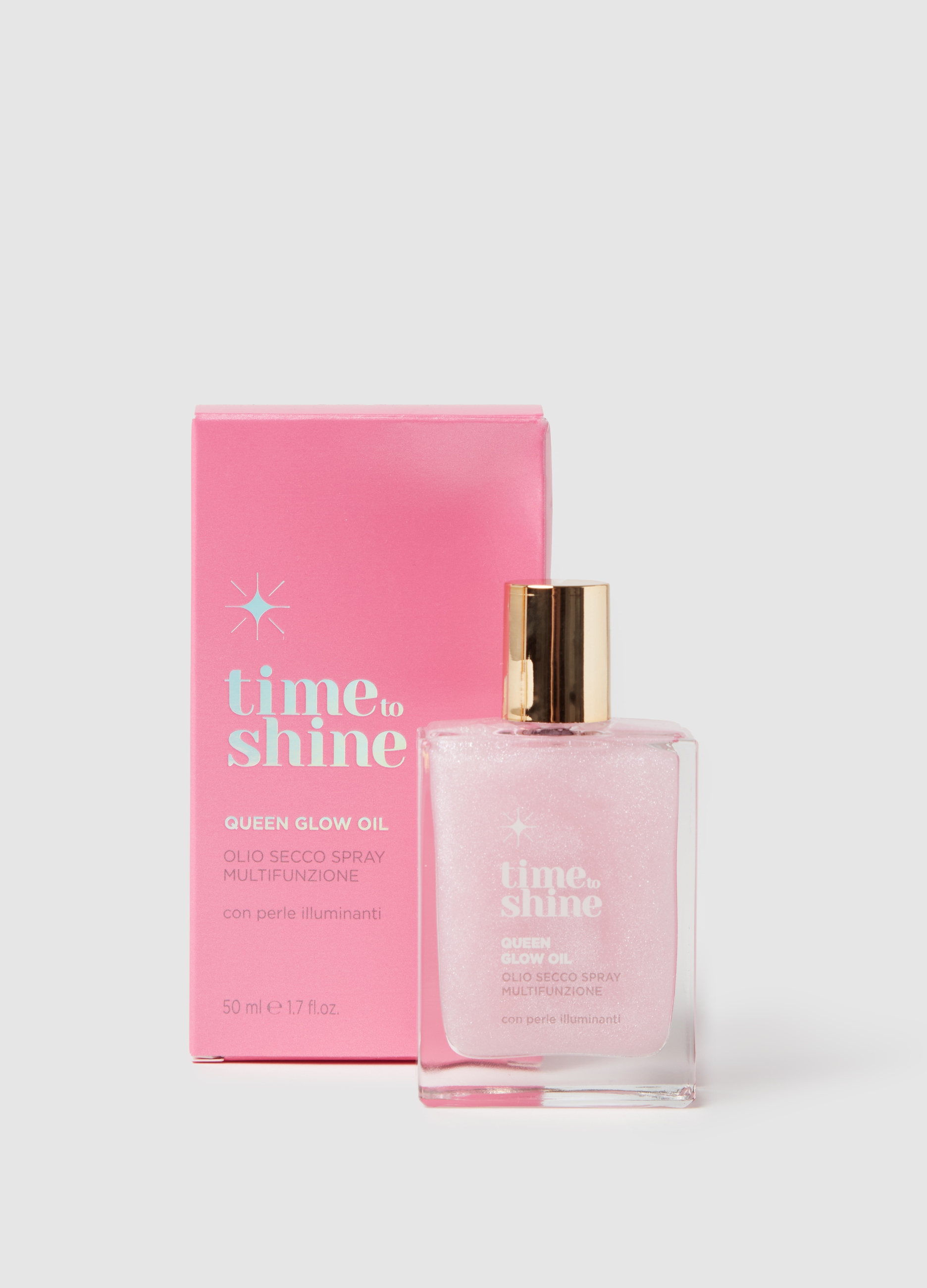 TIME TO SHINE, Olio Secco In Spray Time To Shine Queen Glow, Donna, Rosa, Taglia: FASUL
