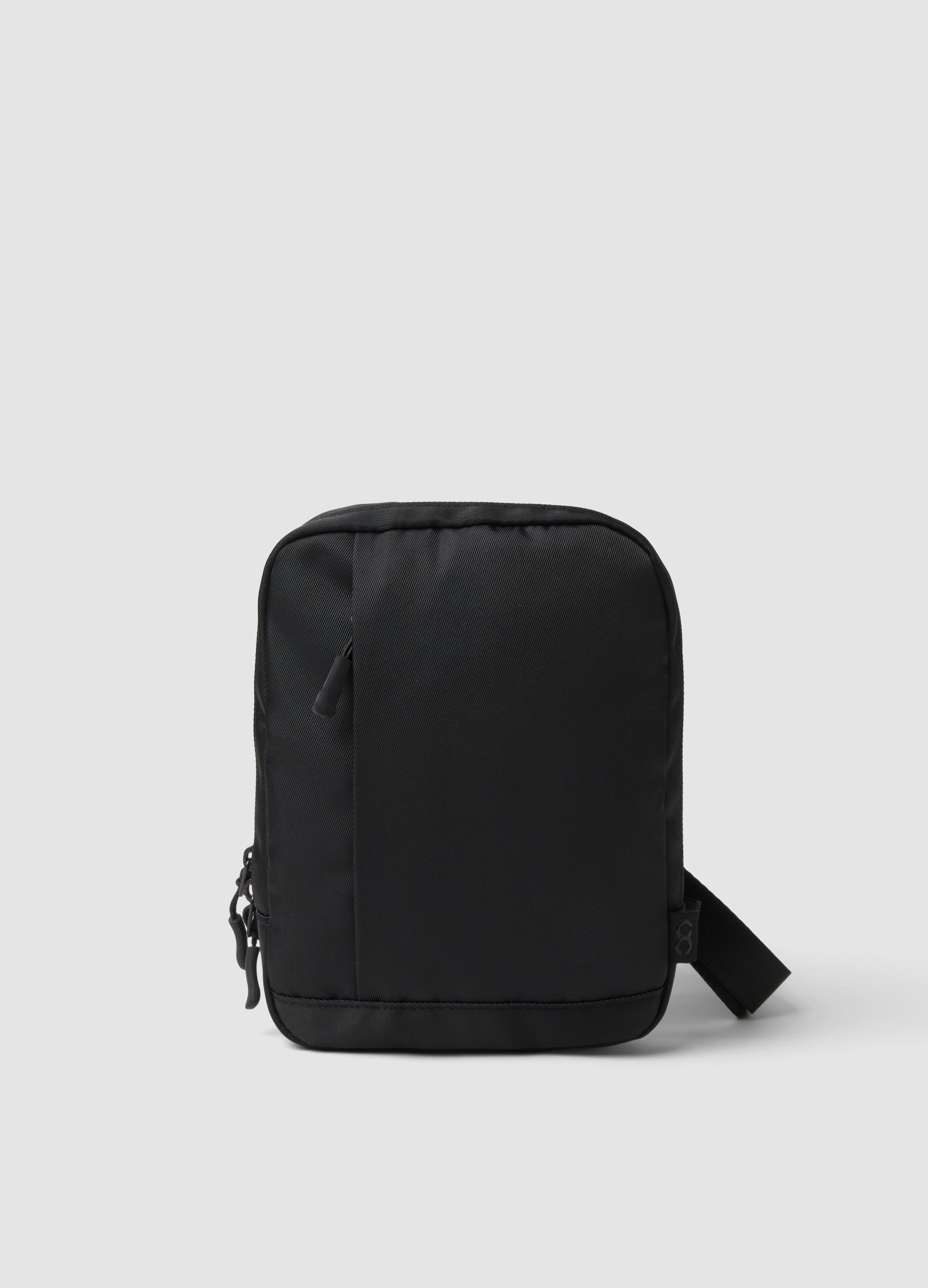 URBAN COMMUTER, Borsello Idrorepellente Nero A Tracolla Con Zip, Uomo, Nero, Taglia: ONE SIZE