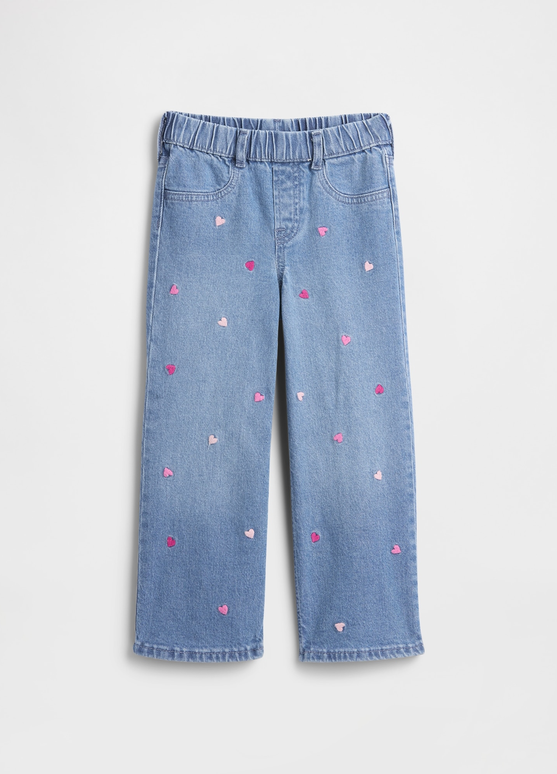 GAP KIDS, Pantaloni Denim Ricamati, Bambina, Denim, Taglia: 2Y/84-91