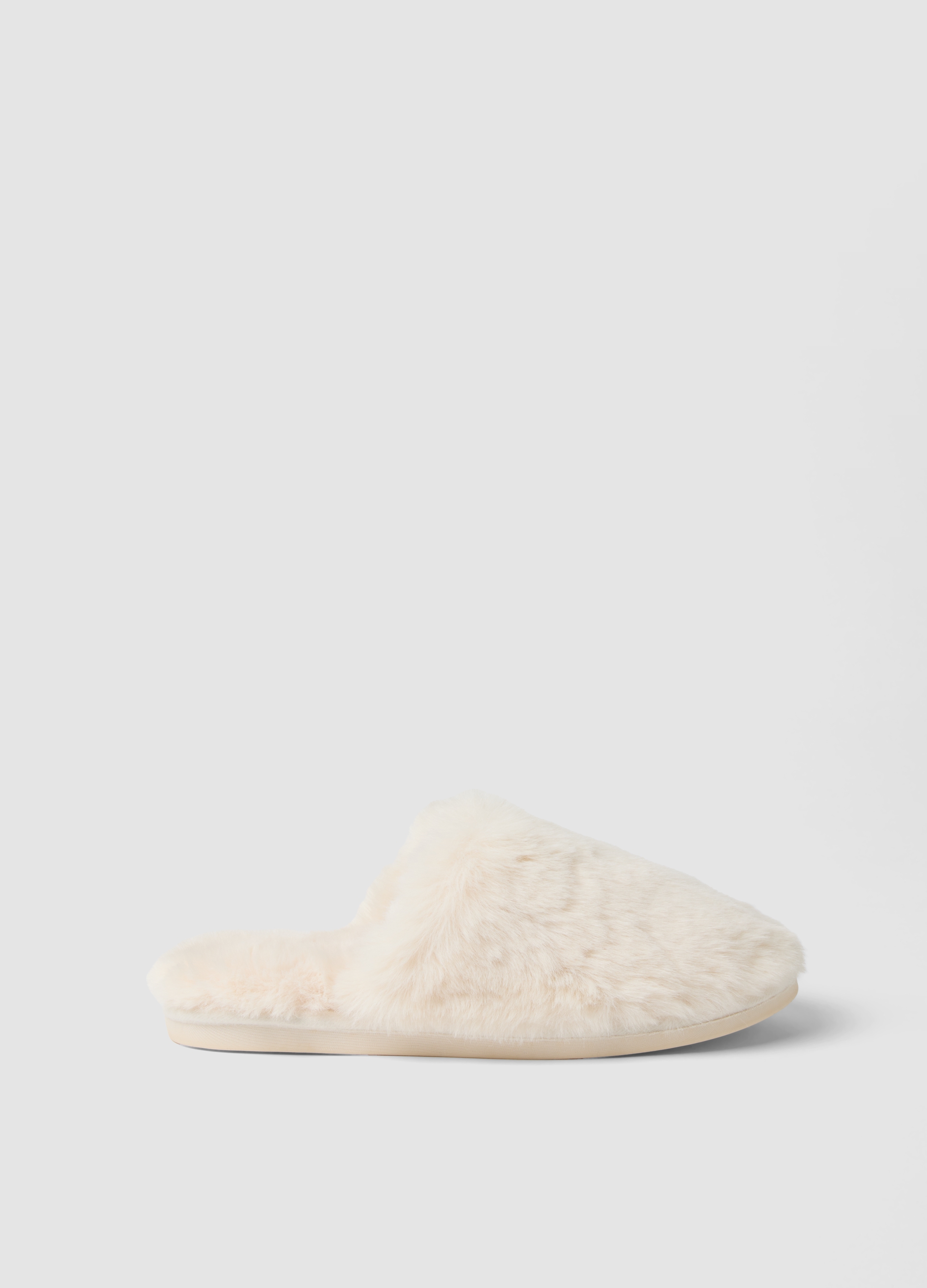 OVS, Pantofole Bianche Aperte Sul Tallone, Donna, Bianco, Taglia: 38-39