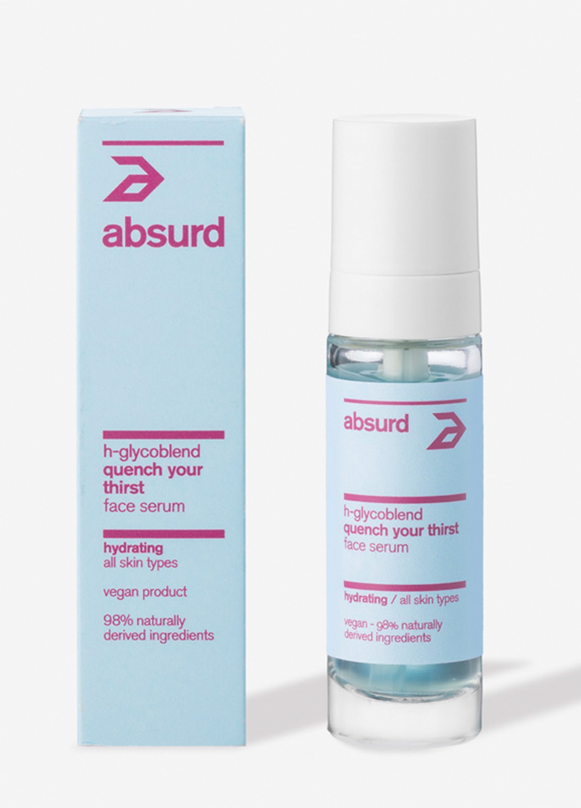 ABSURD, Siero Viso Concentrato Booster Di Idratazione Quench Your Thirst, Donna, Azzurro, Taglia: FASUL