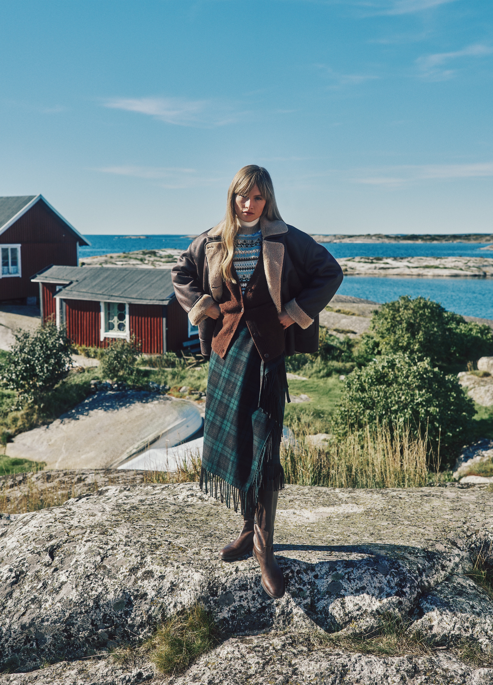 PIOMBO, Maglione Girocollo Multicolor Con Motivo Geometrico Regular Fit, Donna, Multicolor, Taglia: S