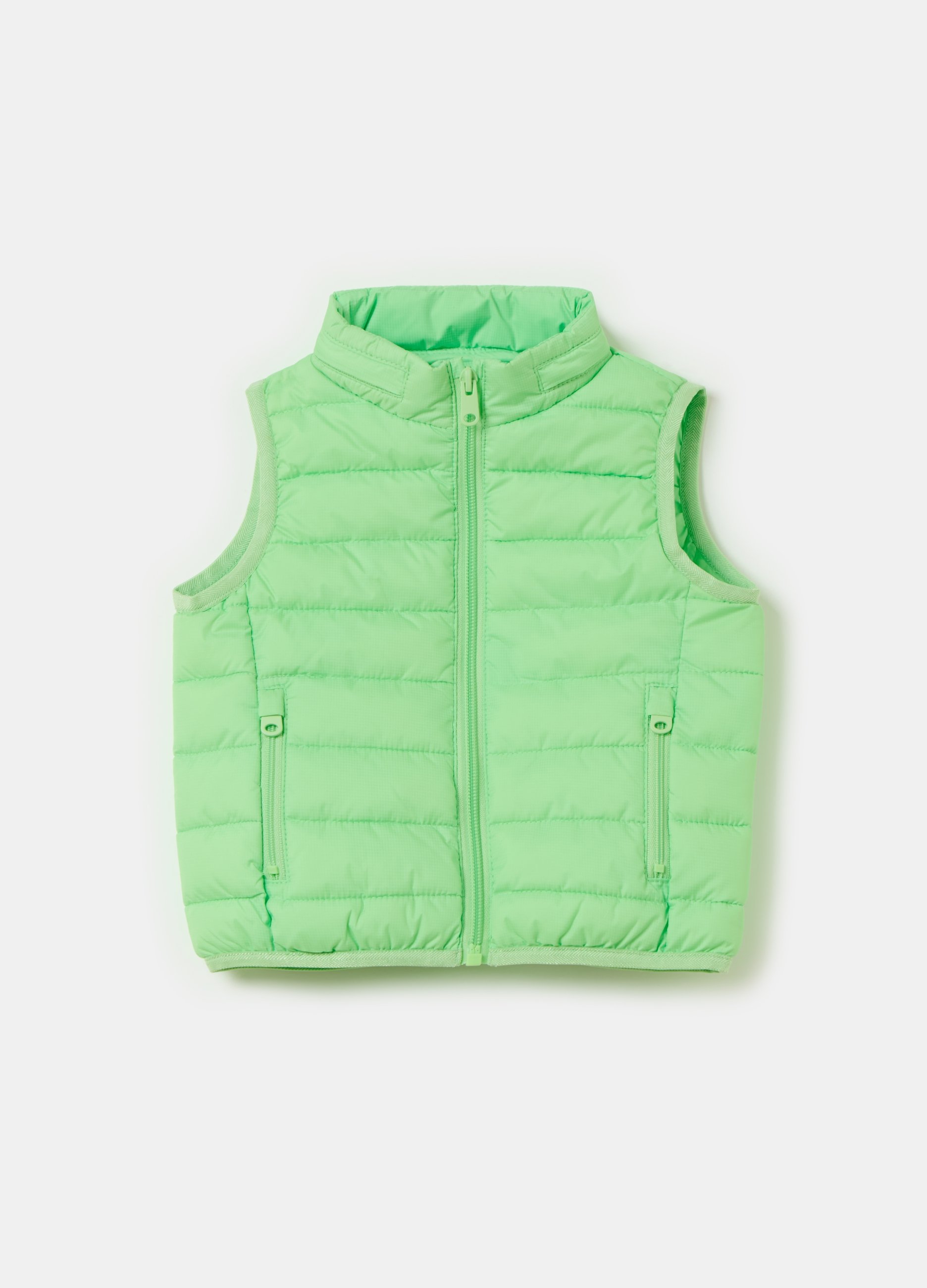 FAGOTTINO, Gilet Ultralight Full-zip, Bambino, Verde, Taglia: 12-18