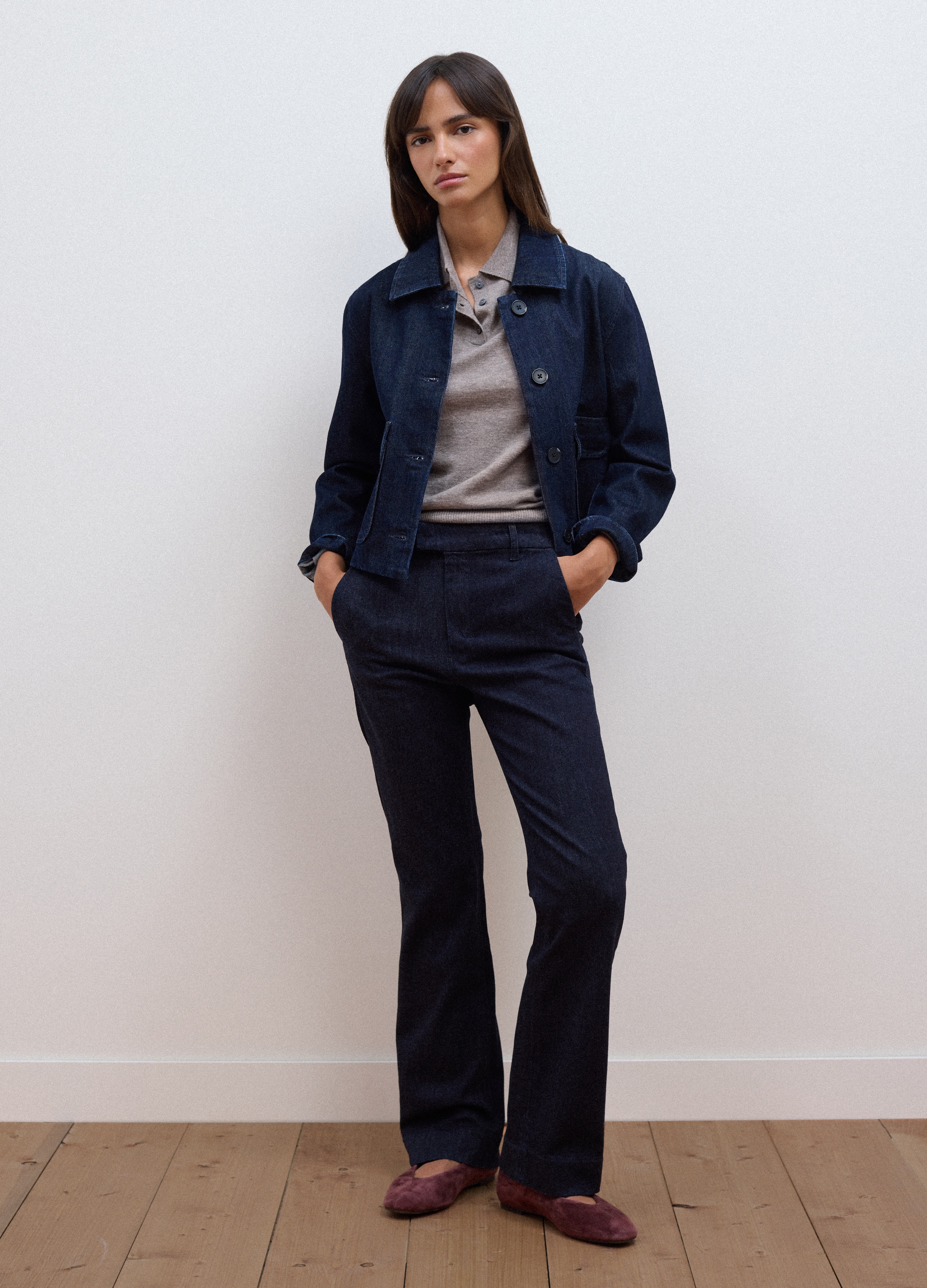 LES COPAINS, Jeans Blu In Cotone Elasticizzato Slim Fit, Donna, Blu, Taglia: 40