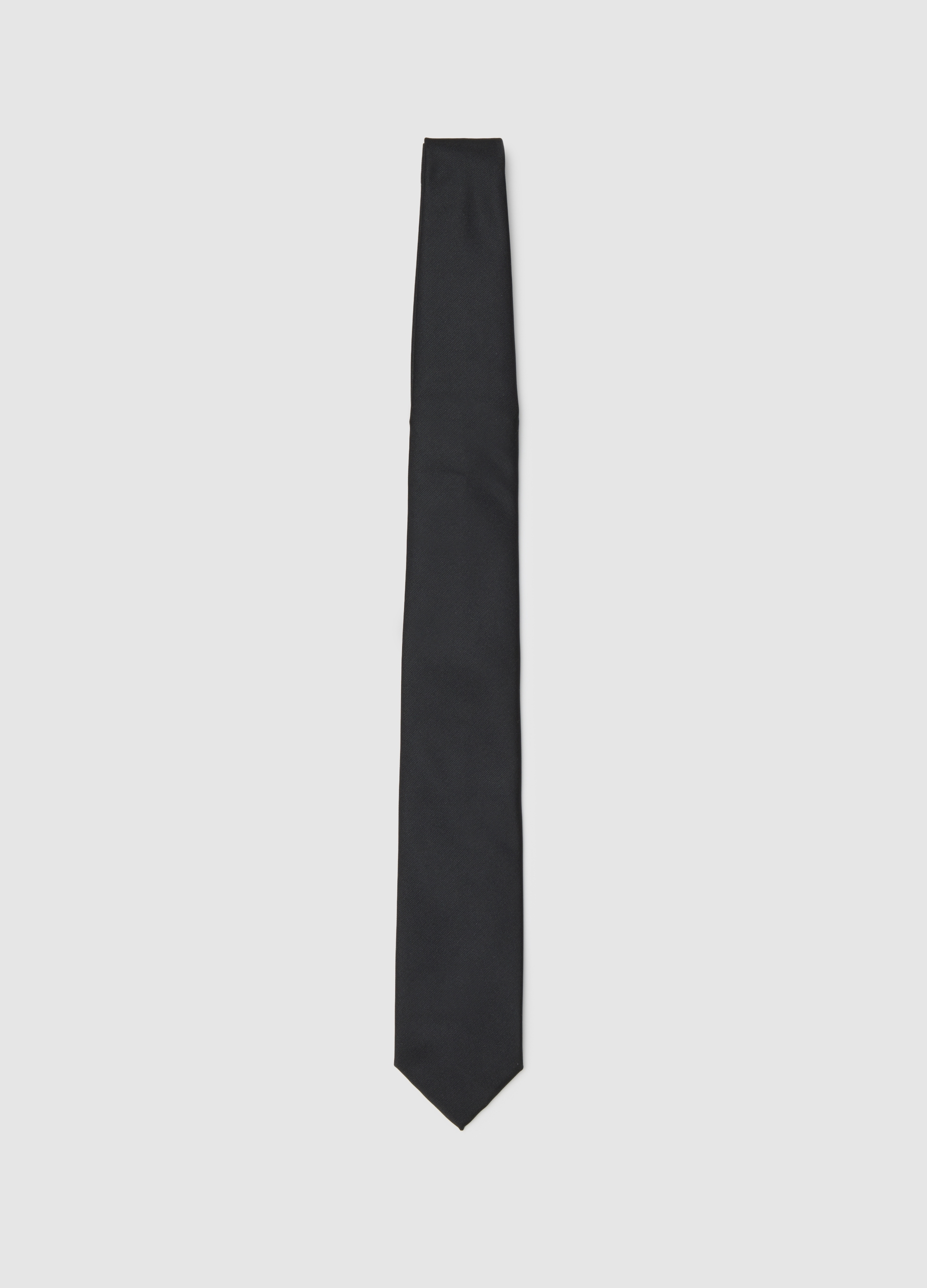Corbata Negra De Poliéster, Hombre, Negro, Talla: FASUL