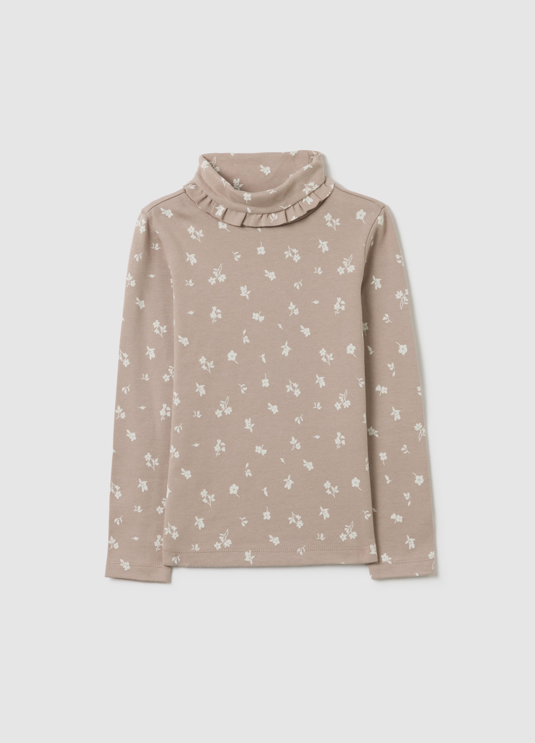 OVS KIDS, Camiseta De Niña De Algodón Puro Multicolor Con Estampado, Niña, Blanco/beige, Talla: 4-5