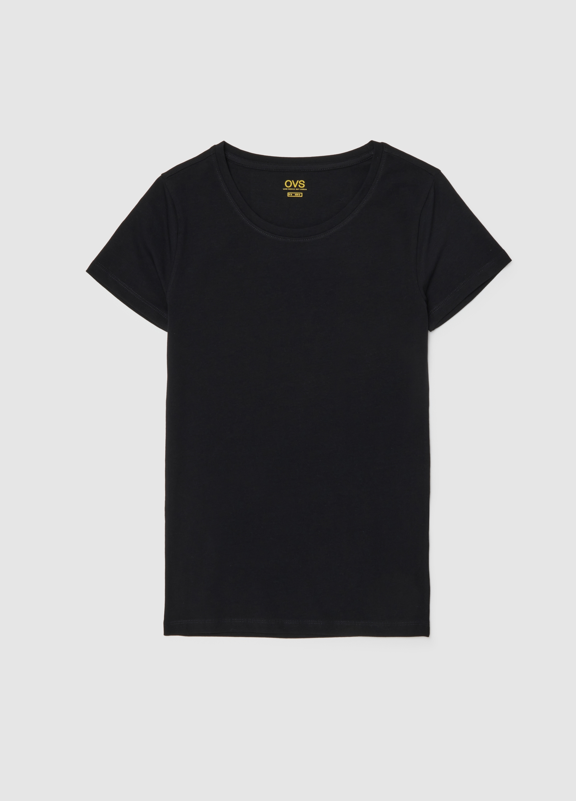 Camiseta Sin Mangas Negra De Algodón Elastizado Ajuste Regular, Mujer, Gunmetal, Talla: S