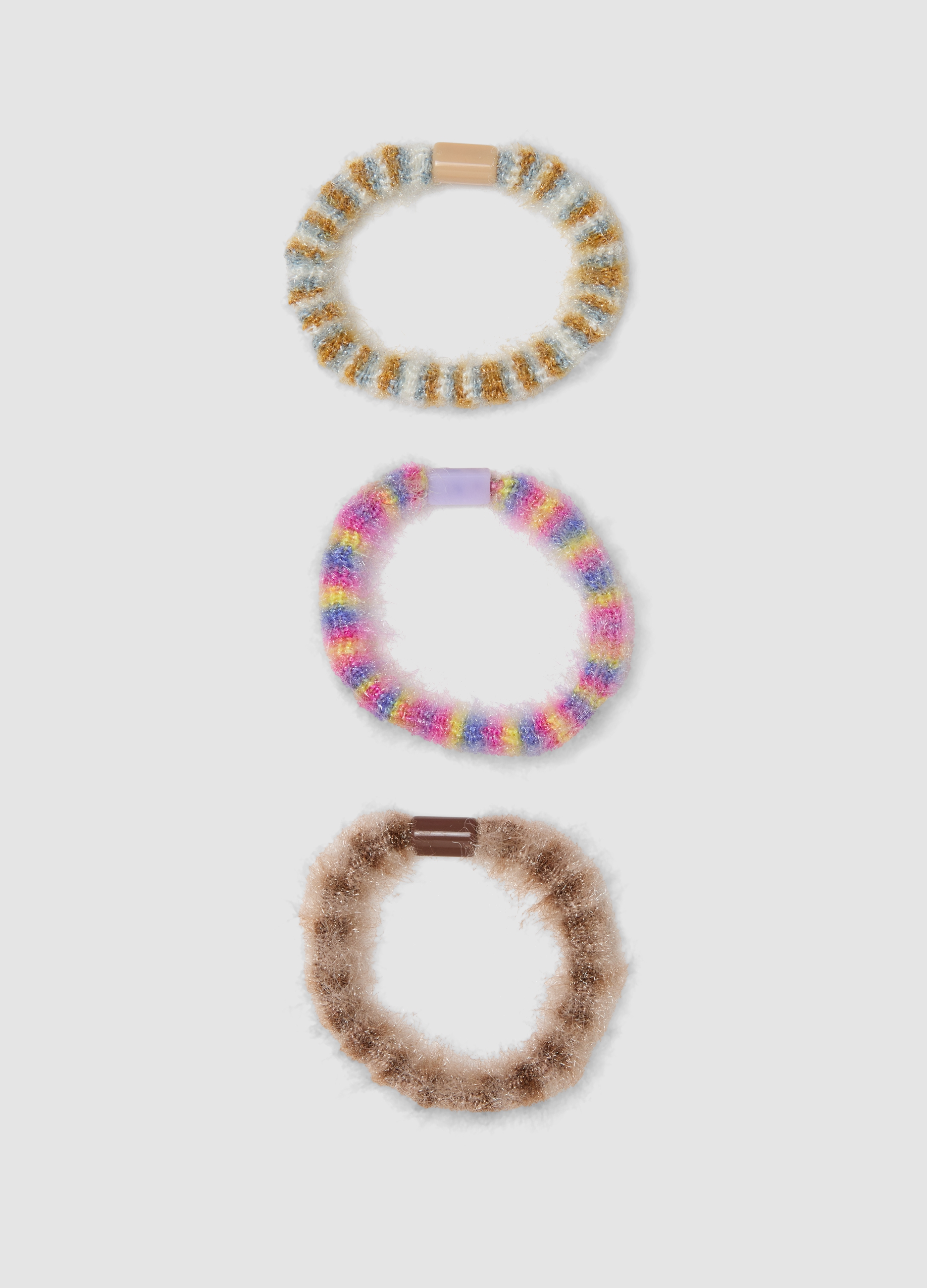 OVS, Set Di Elastici Multicolor Per Capelli, Donna, Multicolor, Taglia: ONE SIZE