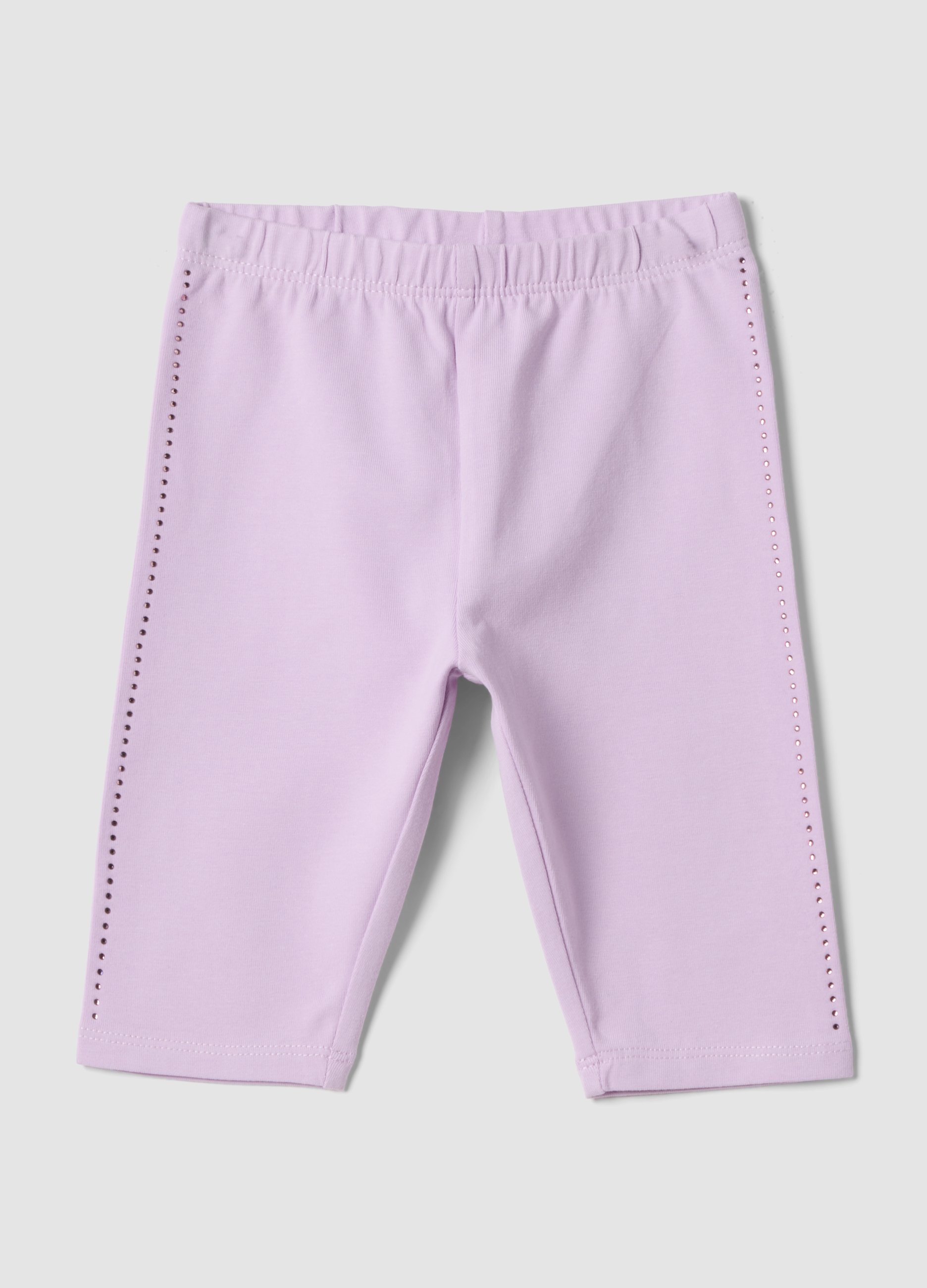 FAGOTTINO, Leggings Rosa In Cotone Organico Elasticizzato Da Bimba Slim Fit, Bambina, Rosa, Taglia: 24-30