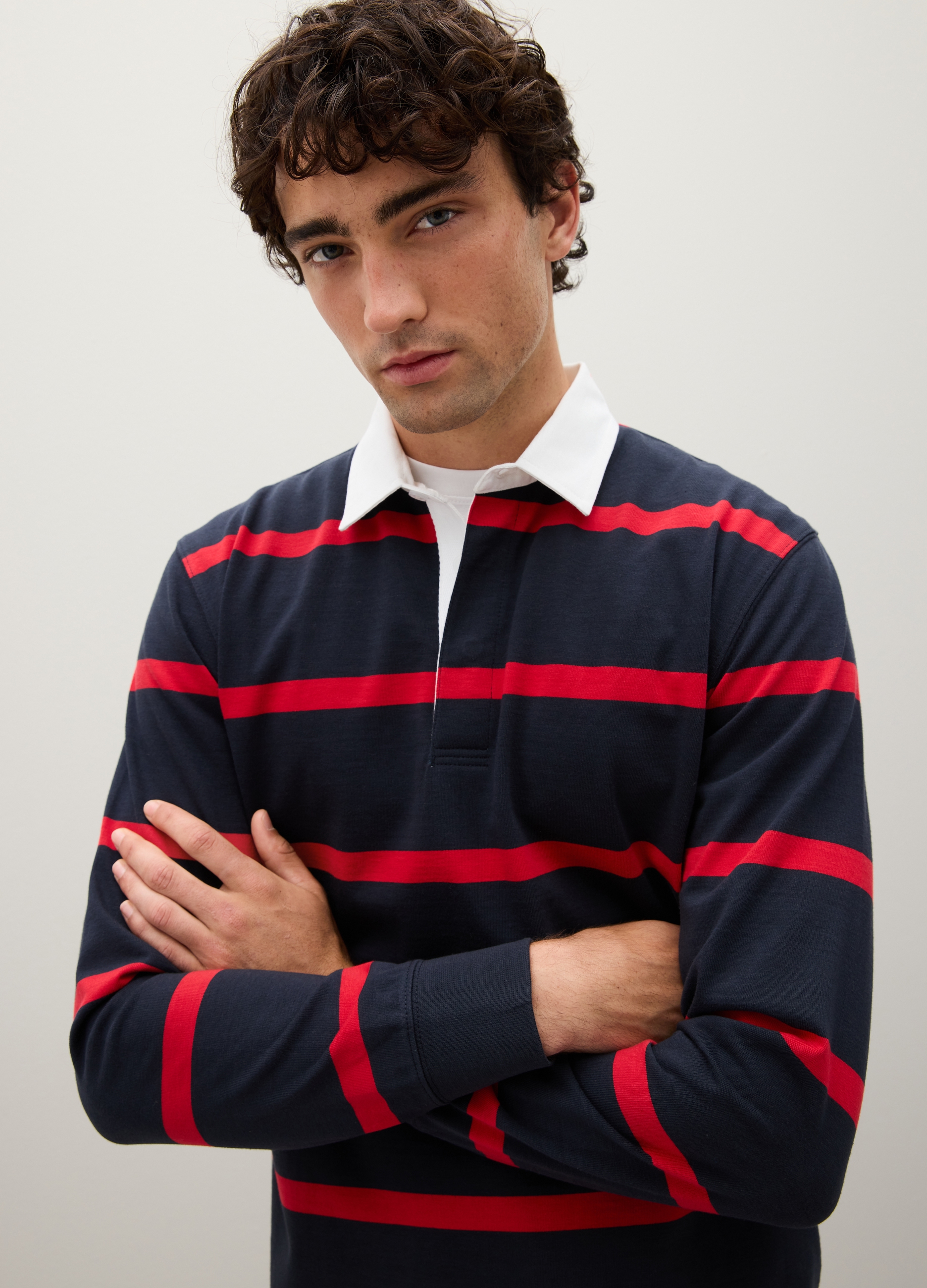 PIOMBO, Polo In Puro Cotone Multicolor Regular Fit, Uomo, Multicolor, Taglia: S