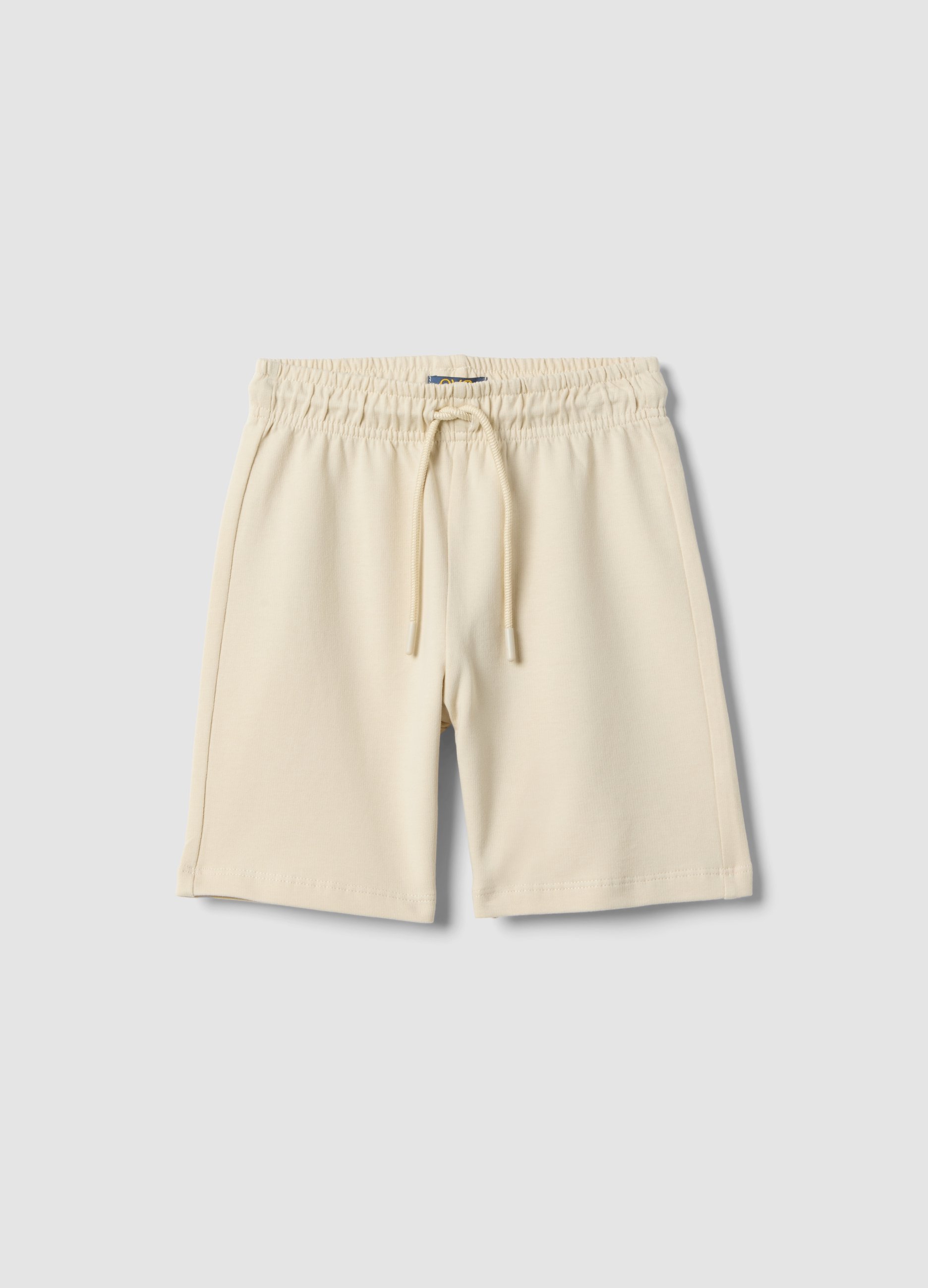 OVS KIDS, Pantalones Cortos Beige De Algodón Puro Corte Regular Para Niño, Niño, Beige Claro, Talla: 6-7