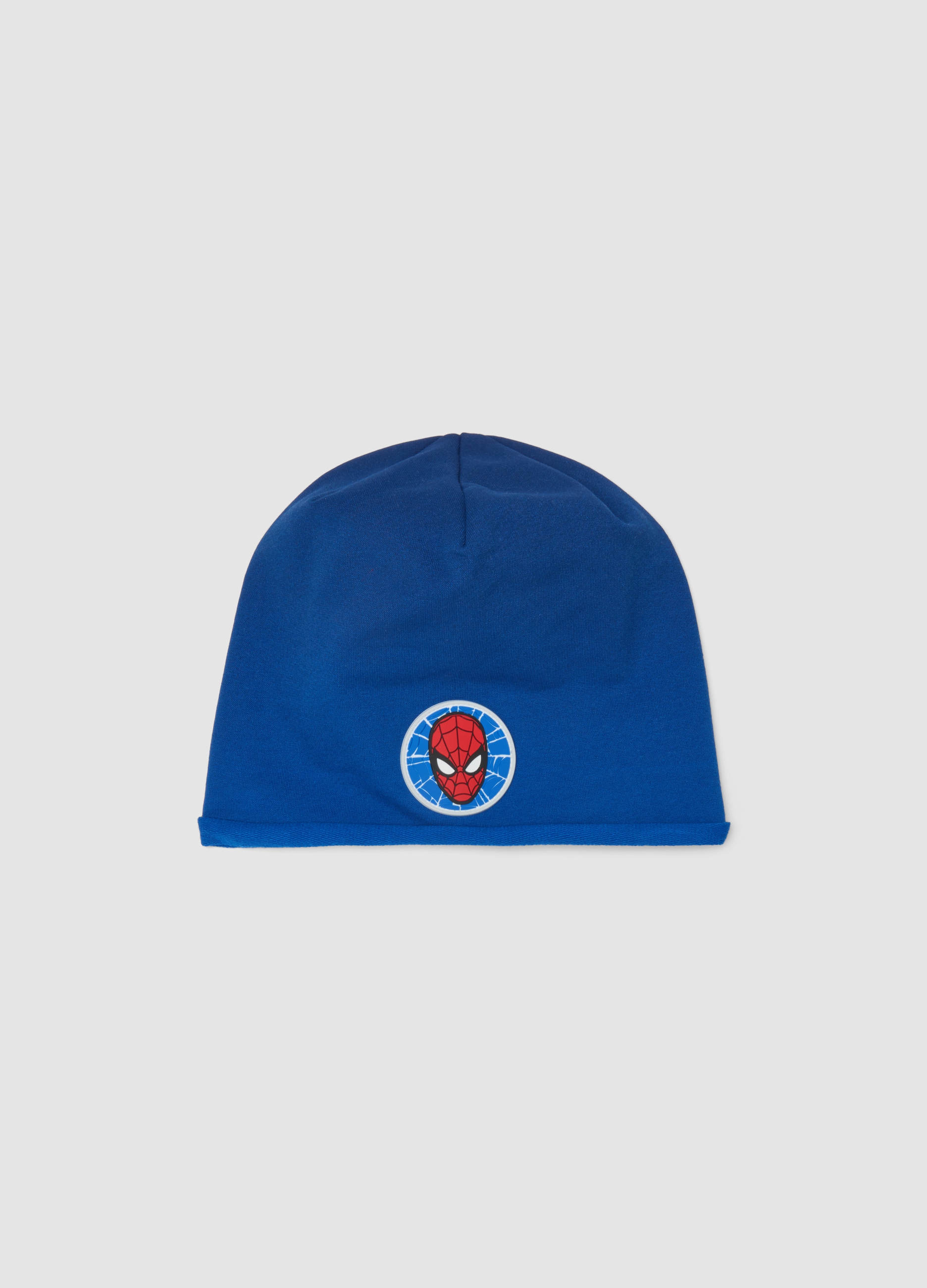 MARVEL, Cappello Blu In Cotone Elasticizzato Con Stampa Marvel Spider-man Per Bambino, Blu, Taglia: 54