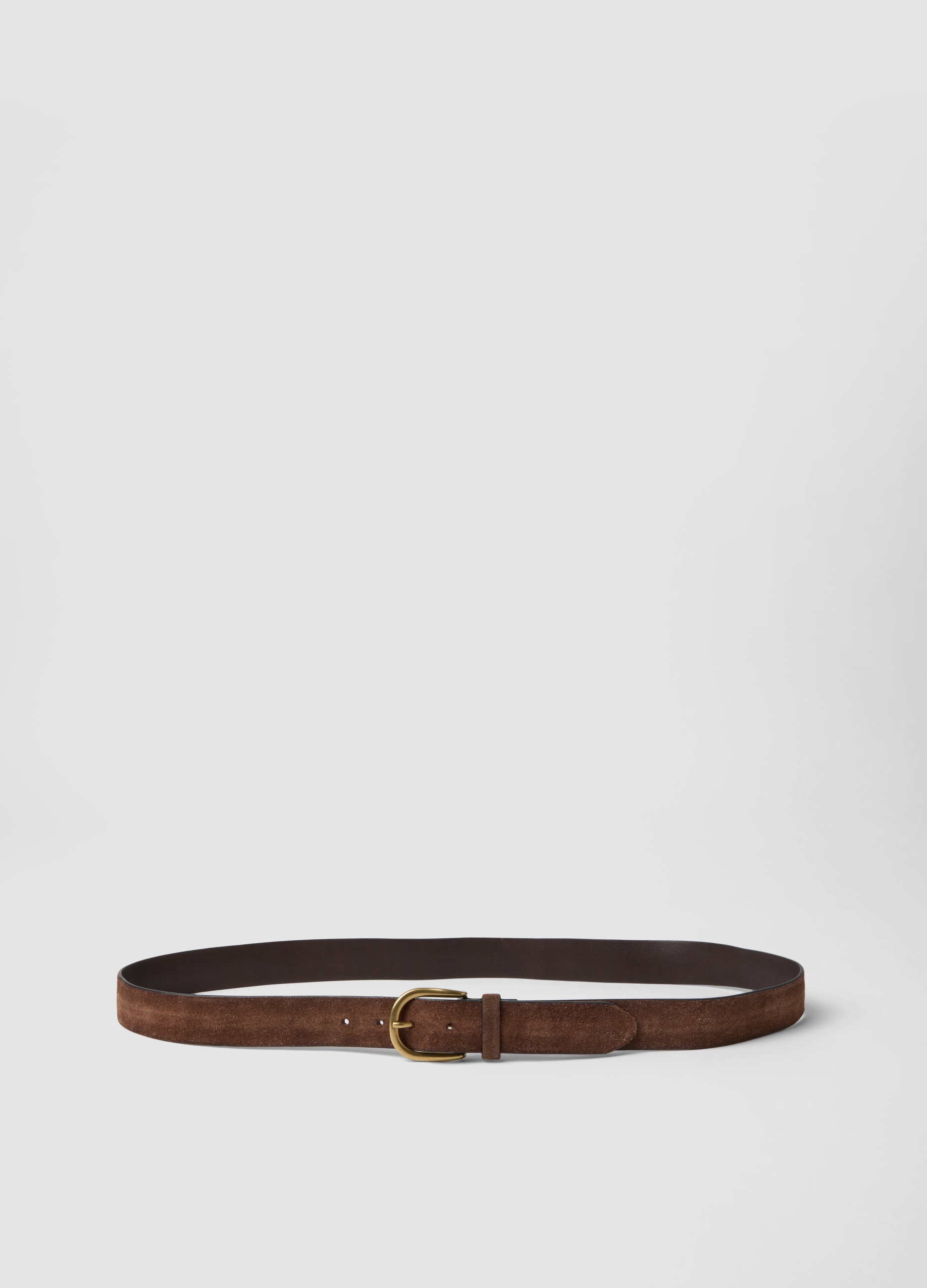 Piombo Contemporary, Cintura Marrone In Vera Pelle Con Fibbia In Metallo, Uomo, Marrone, Taglia: 100-105 cm
