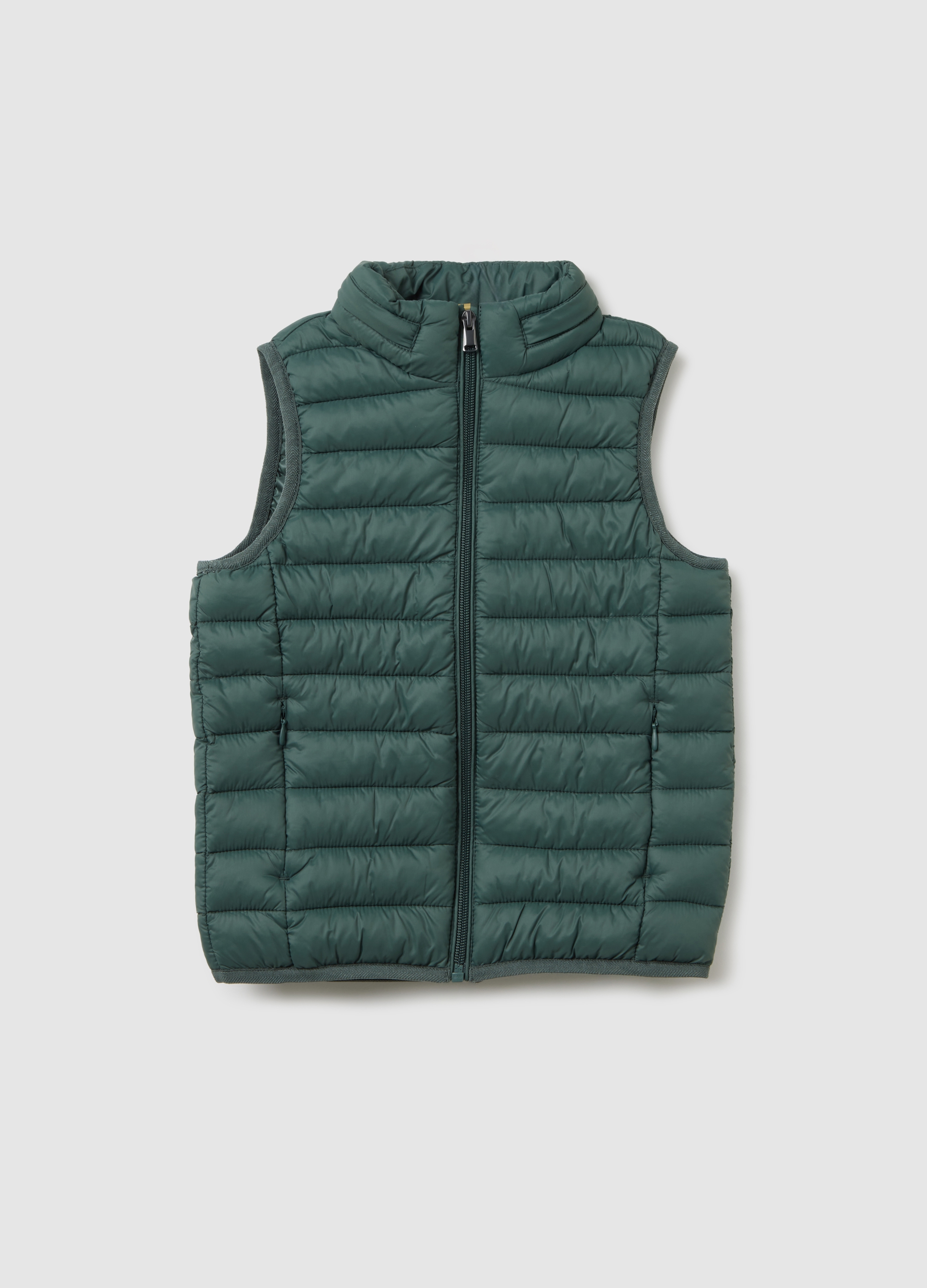 Chaleco Infantil En Verde Regular Fit, Niño, Verde oscuro, Talla: 8-9