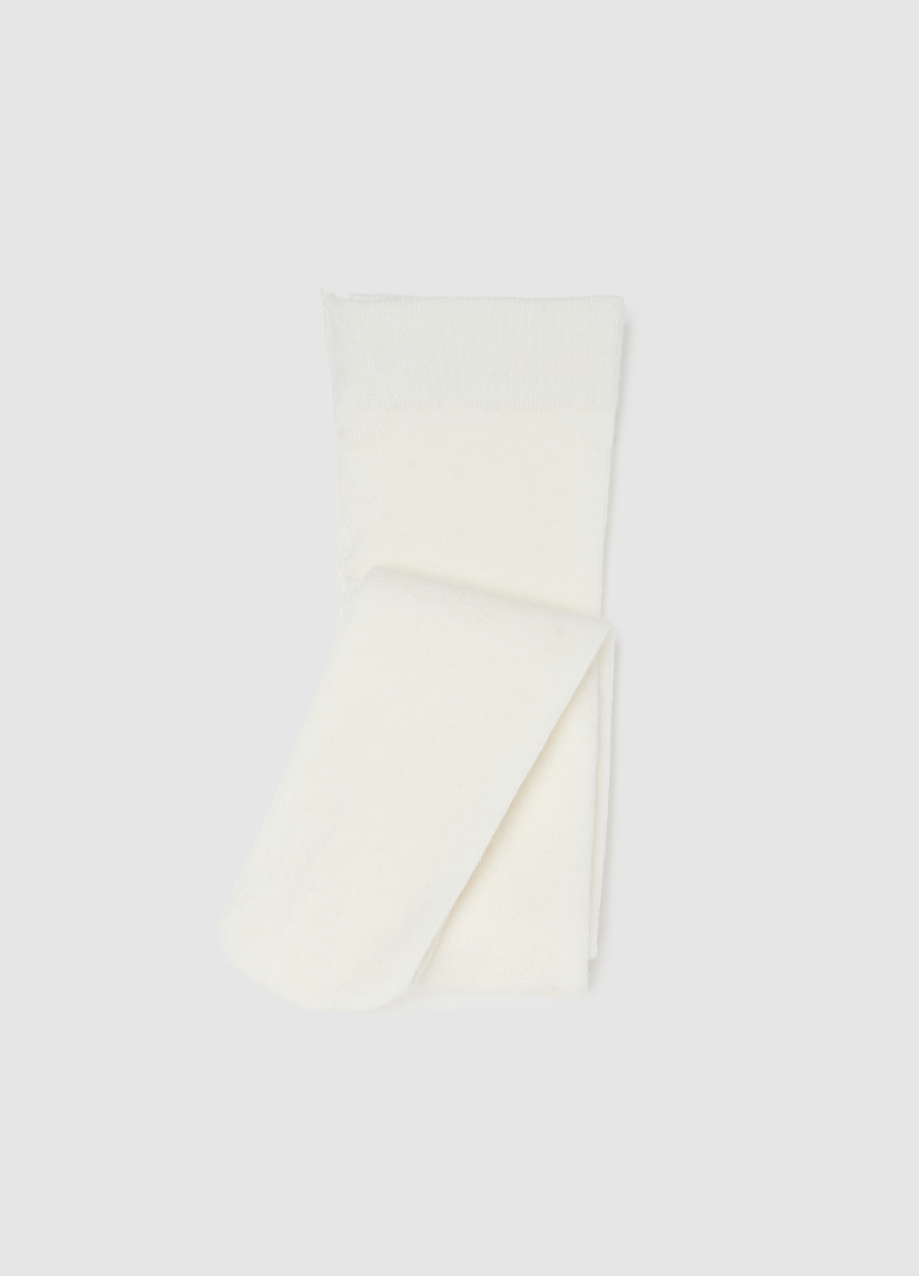 FAGOTTINO, Collant Bianco Per Bambina In Tessuto Elasticizzato, Niña, Beige, Talla: 6-12