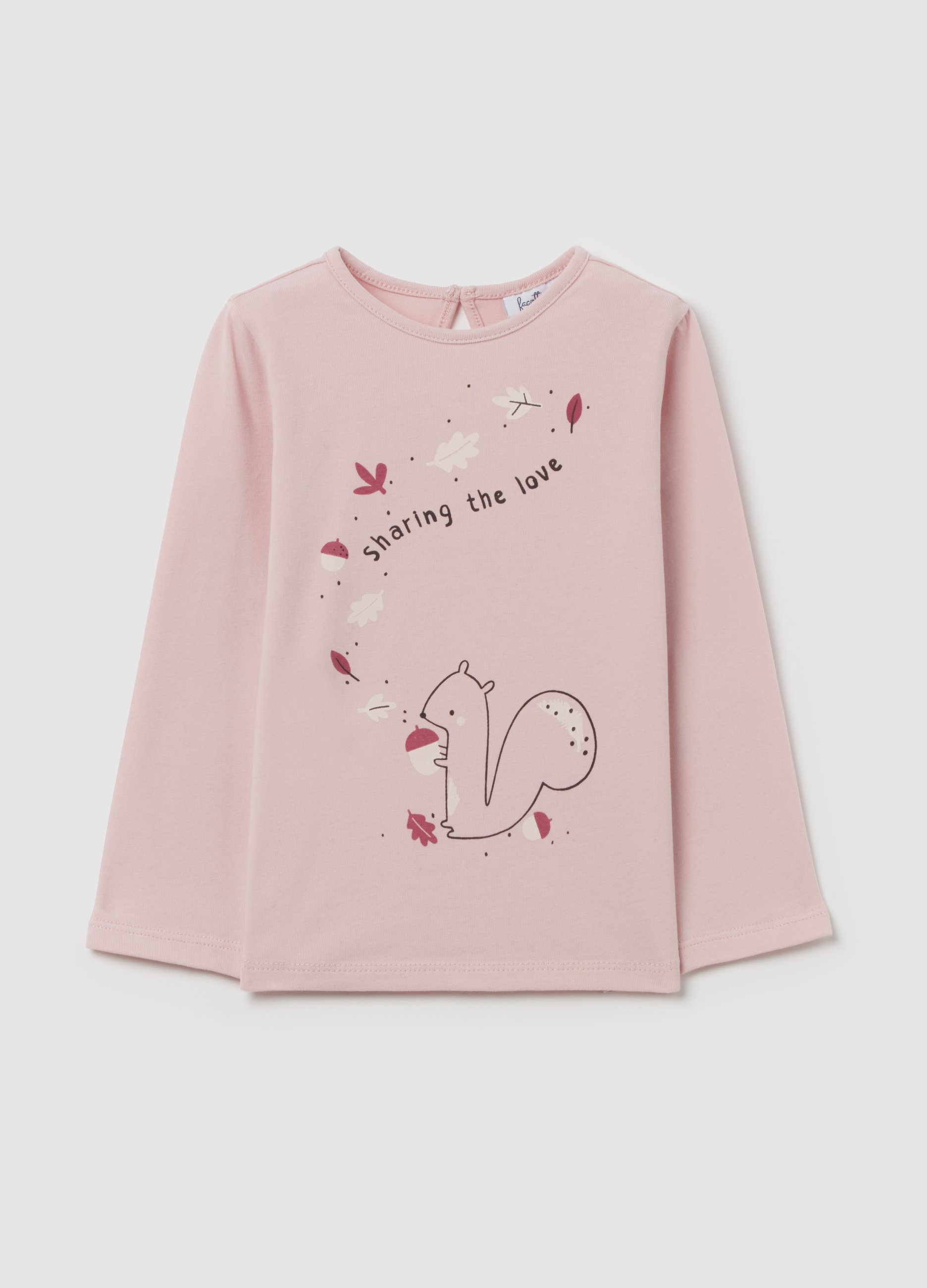 Camiseta De Manga Larga Estampado 