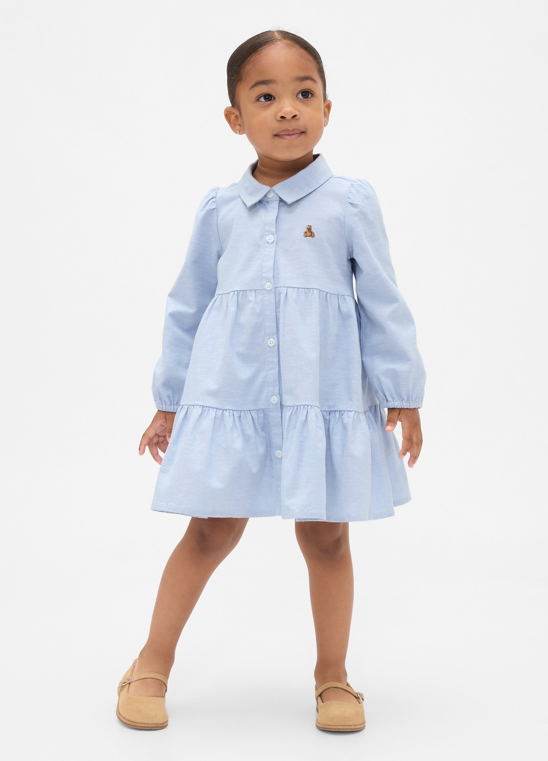 GAP KIDS, Vestito In Cotone, Unisex, Azzurro, Taglia: 2Y/84-91