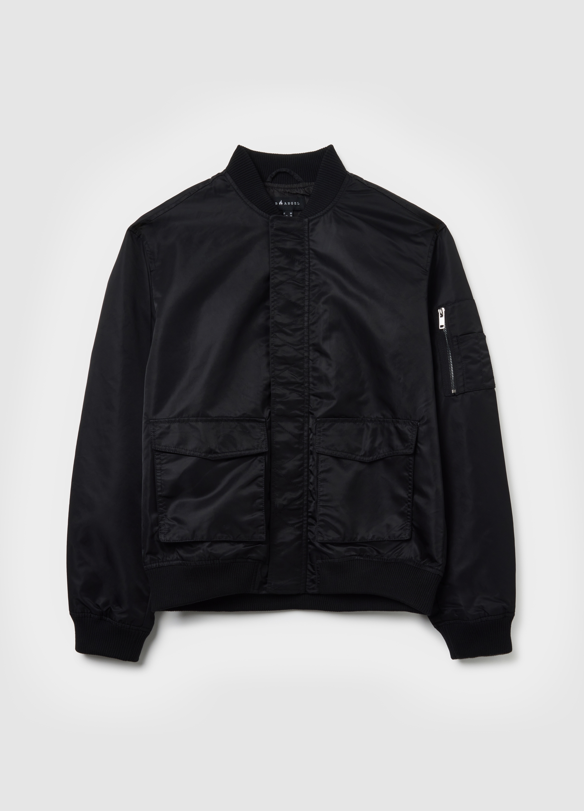 Bomber Negro, Hombre, Negro, Talla: XL