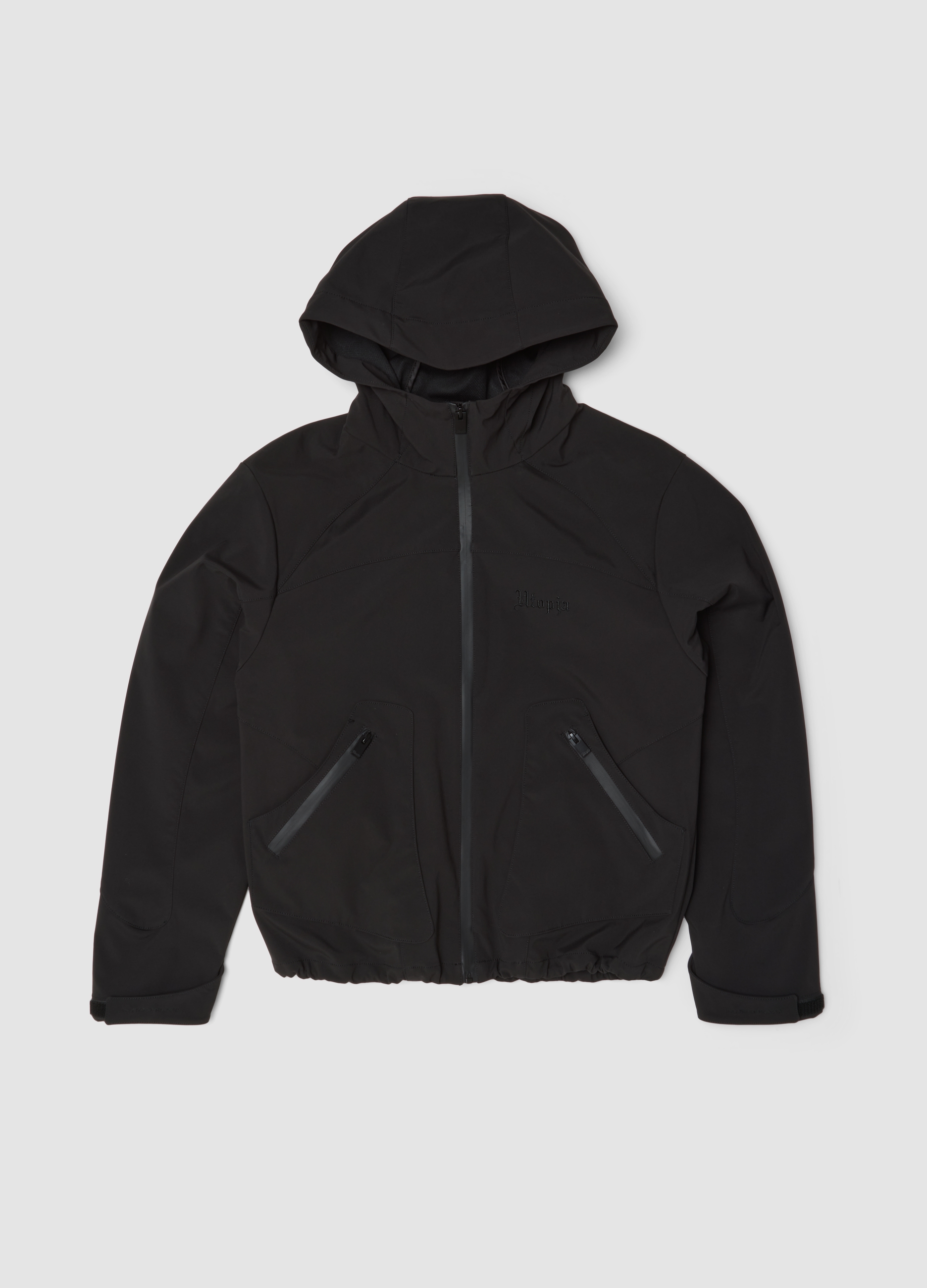 UTOPJA, Shell Jacket Black, Uomo, Nero, Taglia: S