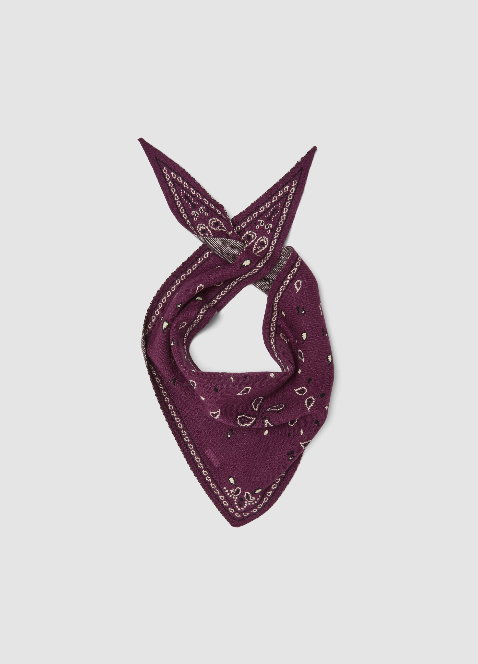 B.ANGEL, Sciarpa Viola In Misto Viscosa Con Fantasia, Donna, Viola, Taglia: ONE SIZE