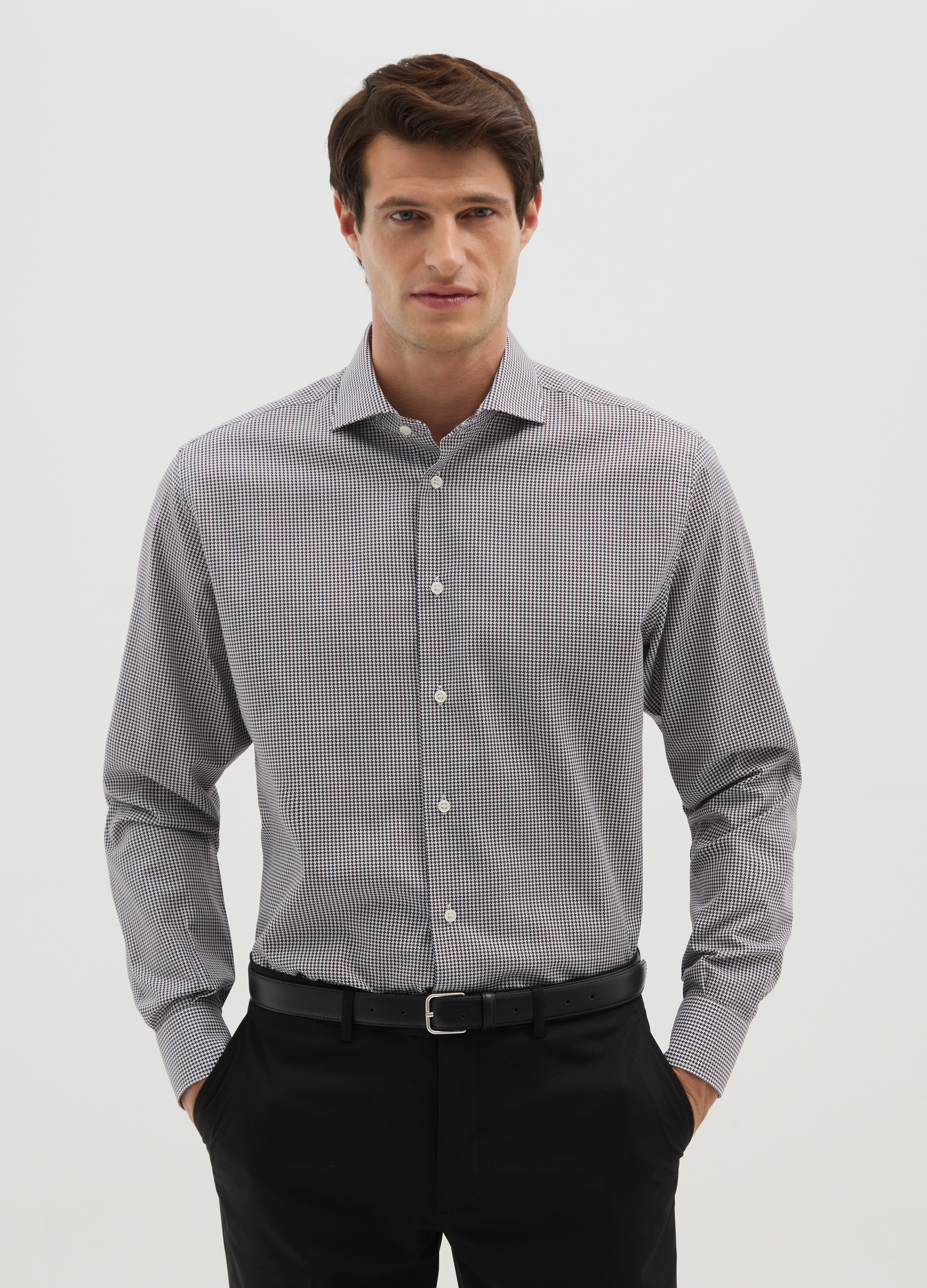 OVS, Camicia A Quadri Multicolor In Puro Cotone Regular Fit, Uomo, Multicolor, Taglia: 43