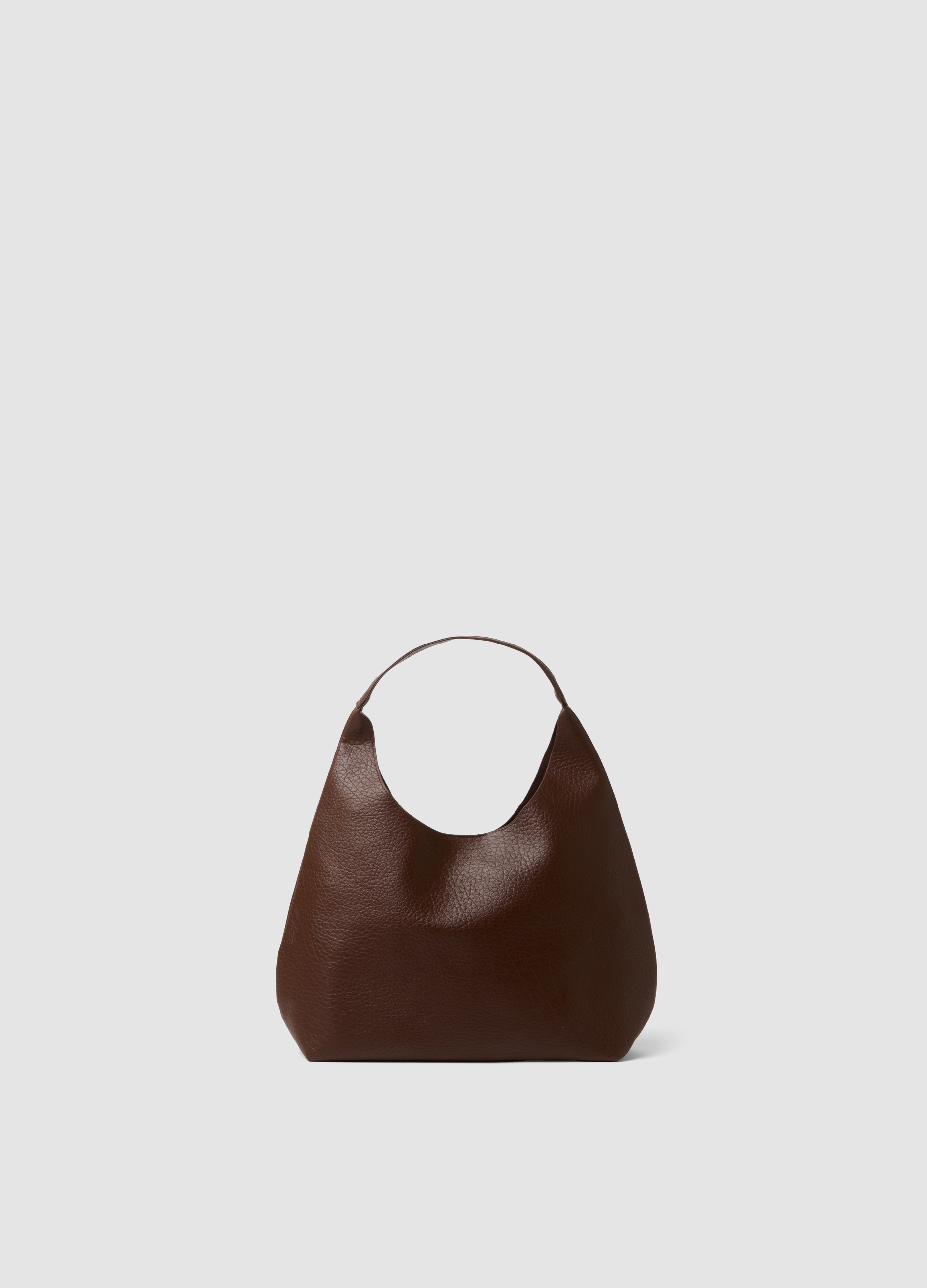 OVS, Borsa Marrone A Spalla Effetto Martellato Con Pochette, Donna, Marrone, Taglia: ONE SIZE