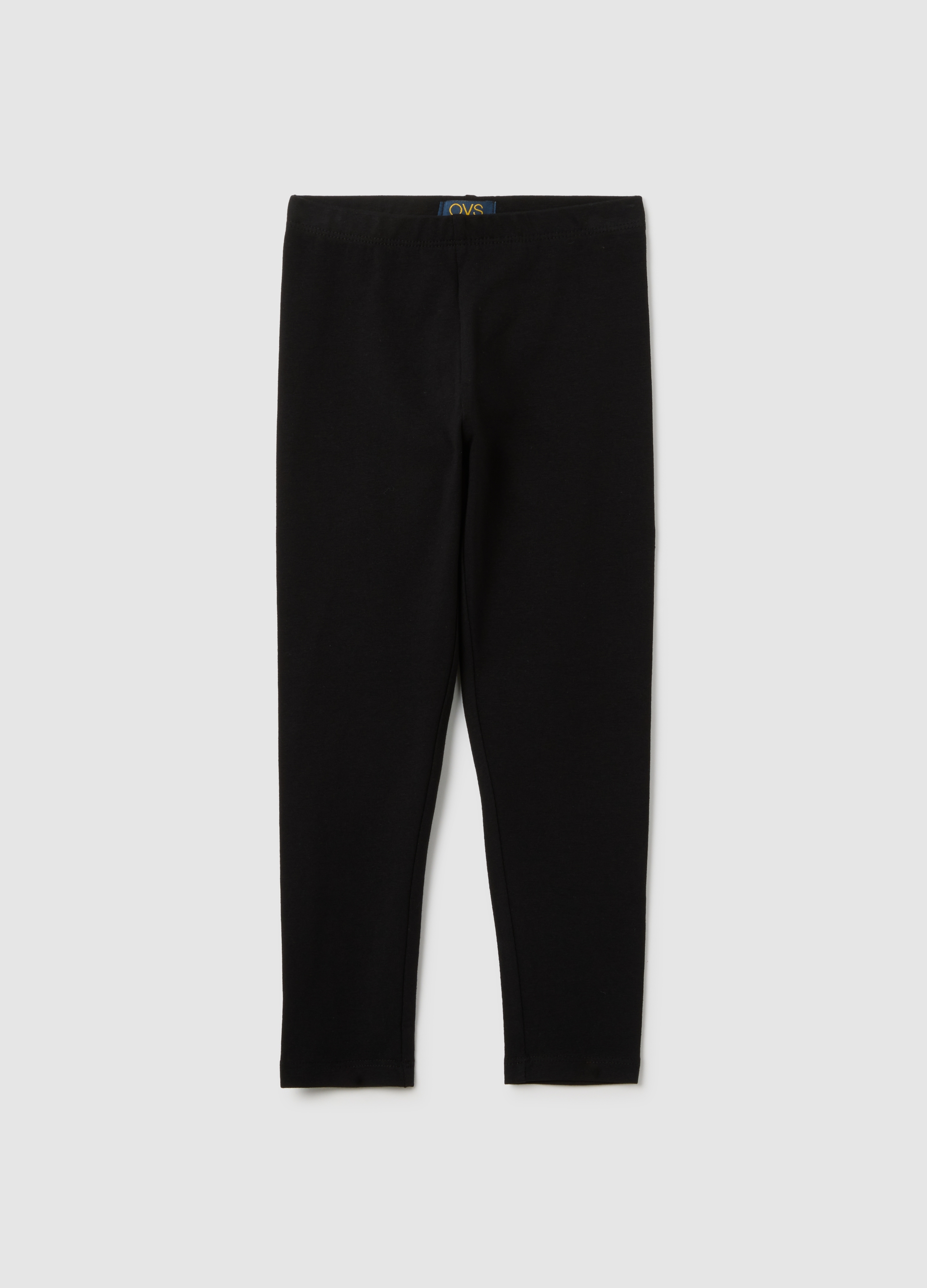 OVS, Mädchens Schwarze Skinny Cotton Stretch Leggings, Mädchen, Gunmetal, Größe: 9-10
